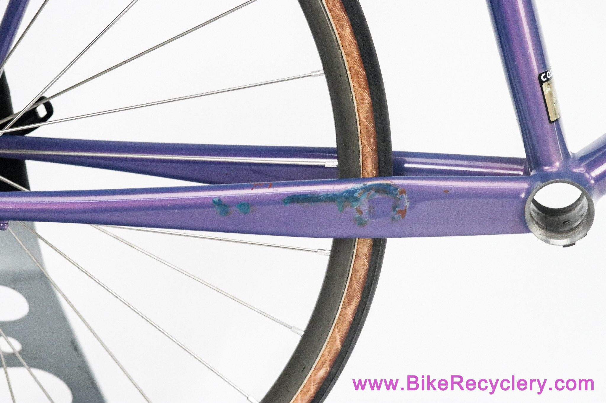 Skip Hujsak Time Trial Frameset + 24" Wheels: 55cm x 57cm - Columbus Max - Winners 2000 / Sun Mistral - Purple Pearlescent 