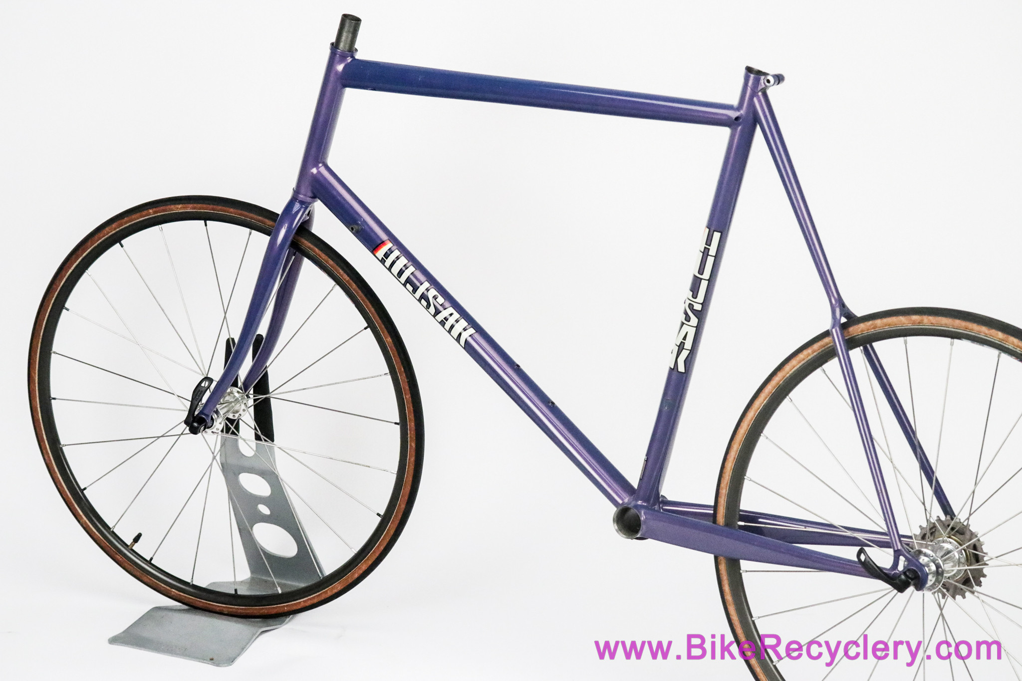 Skip Hujsak Time Trial Frameset + 24" Wheels: 55cm x 57cm - Columbus Max - Winners 2000 / Sun Mistral - Purple Pearlescent 