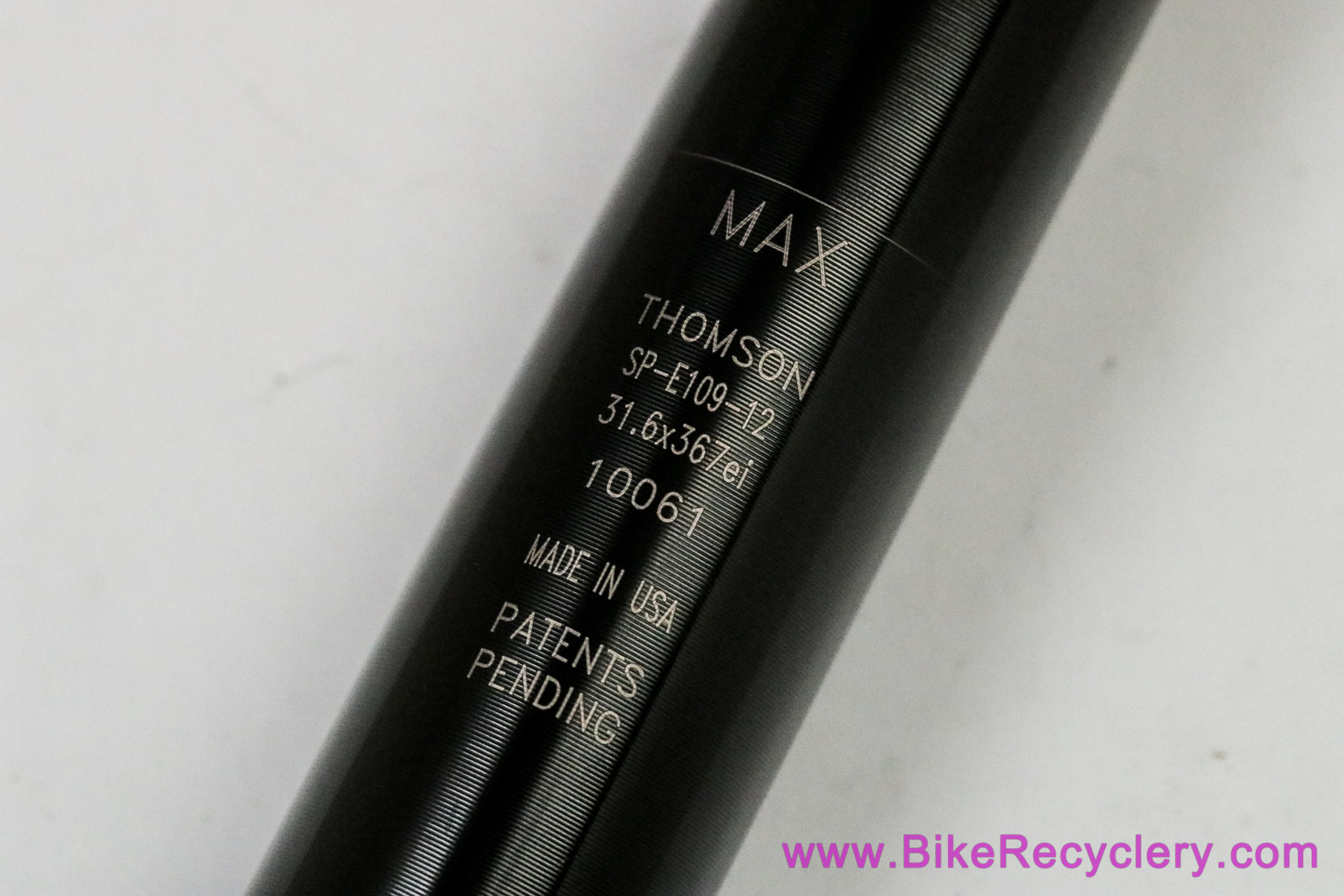 Thomson Elite Seatpost: 30.6mm x 367mm - Black (Near Mint+ Low Miles)