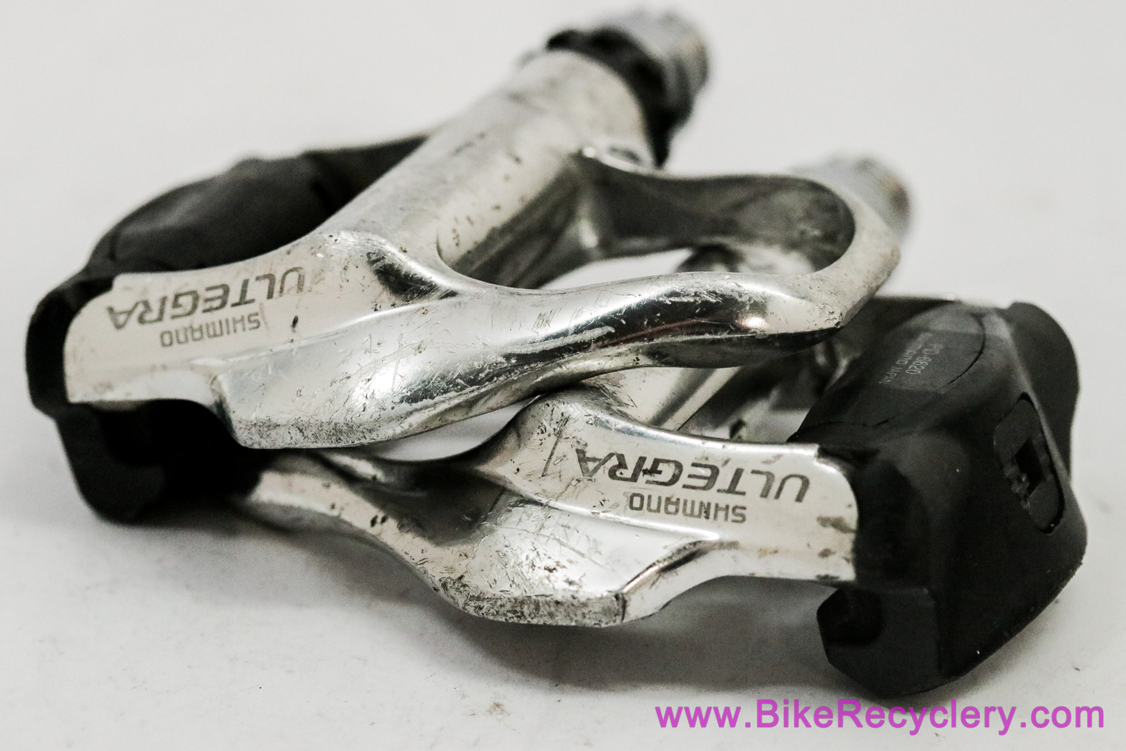 Shimano Ultegra PD-6620 SPD-SL Road Pedals: Silver (Perfect