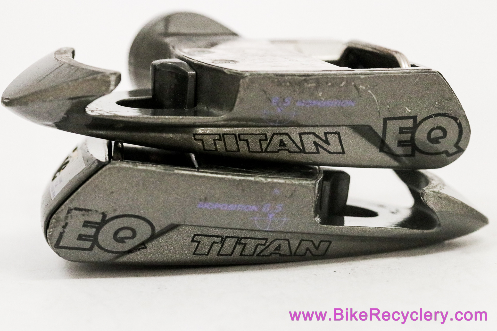 Pédales De Vélo De Route Vintage TIME Equipe Titan - Magnésium Sans Clip - Made In France
