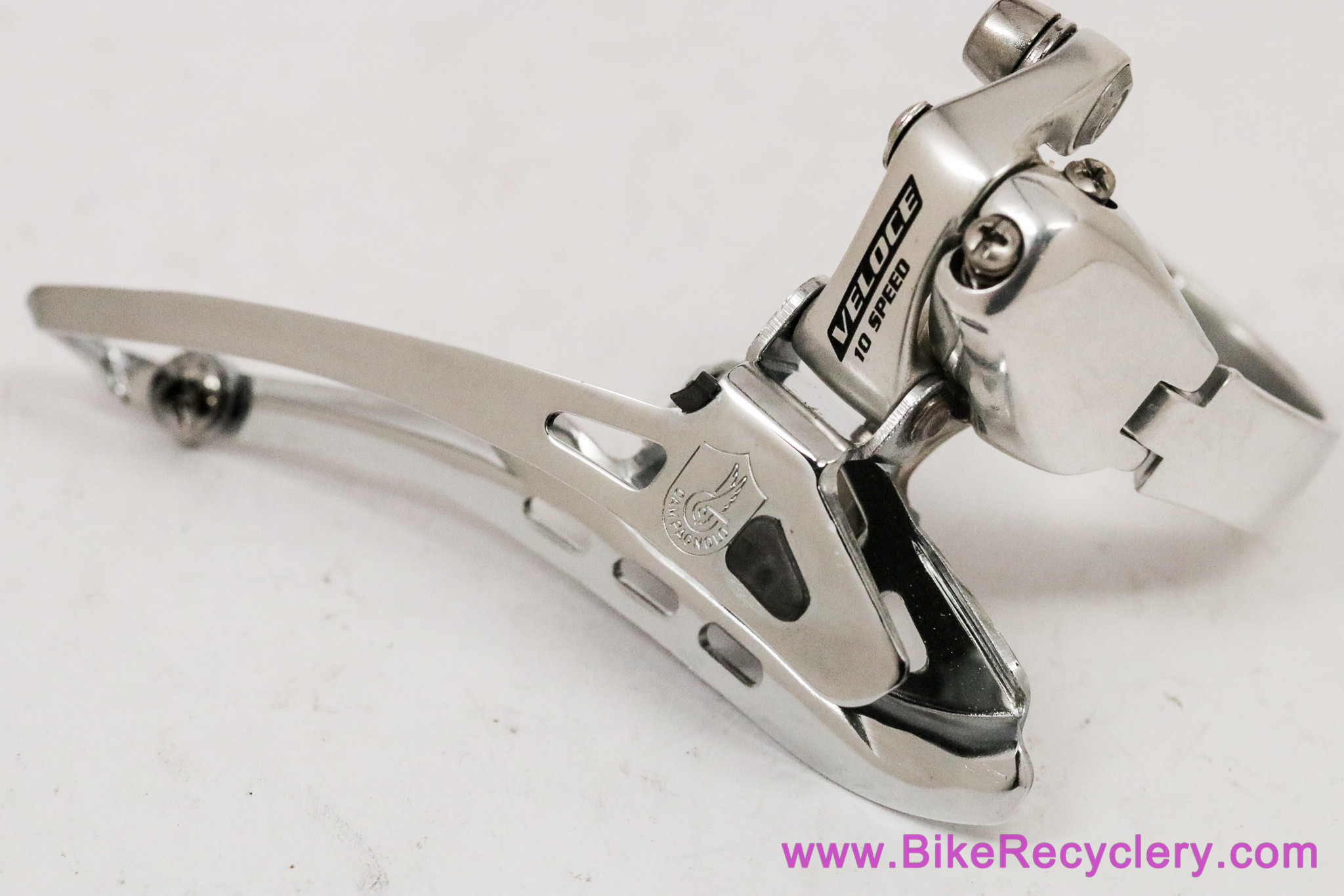 NIB/NOS Campagnolo Veloce 10 Speed Front Derailleur: FD4-2C2X - 35mm/34.9mm - Silver - Double