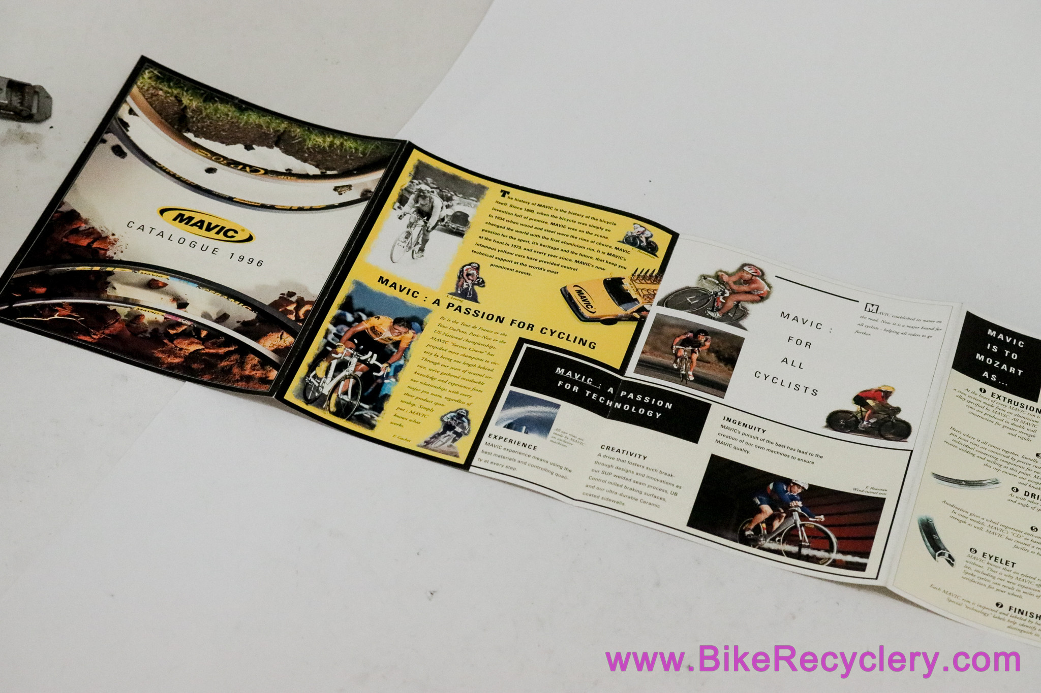 1996 Mavic Rim Catalog Lot: Full Size + Brochure & Wheel Building Guide (Mint & Average)