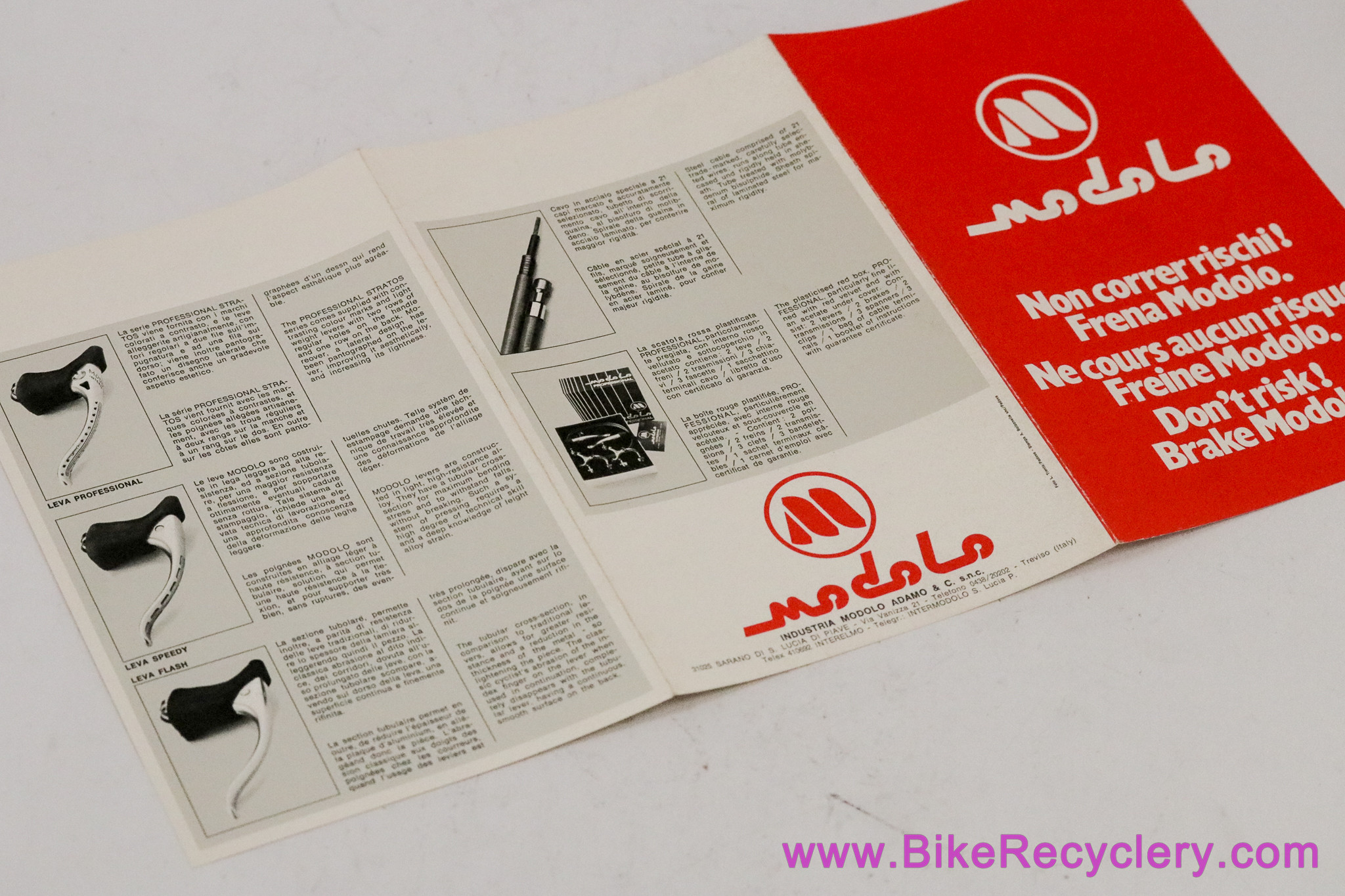 Modolo Brakes Catalog/Brochure 1980's (MINT) Bike Recyclery