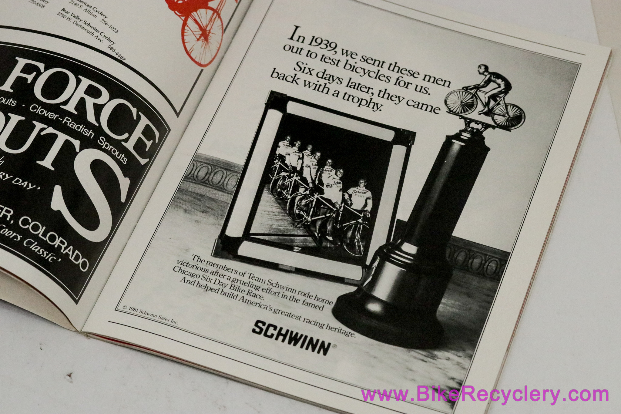 Coors Classic 1982 Official Magazine Guide: RARE (Near Mint+)