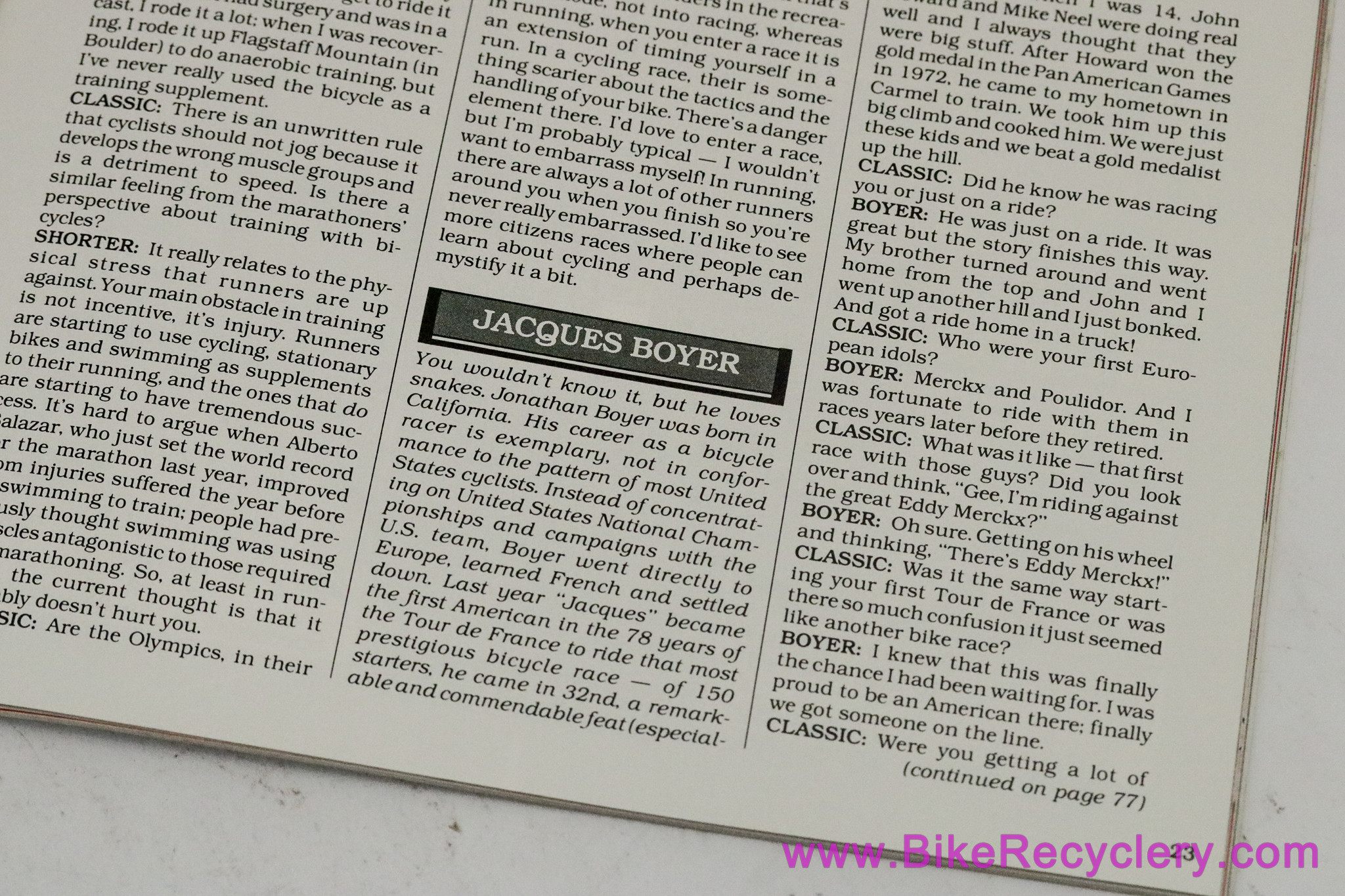 Coors Classic 1982 Official Magazine Guide: RARE (Near Mint+)