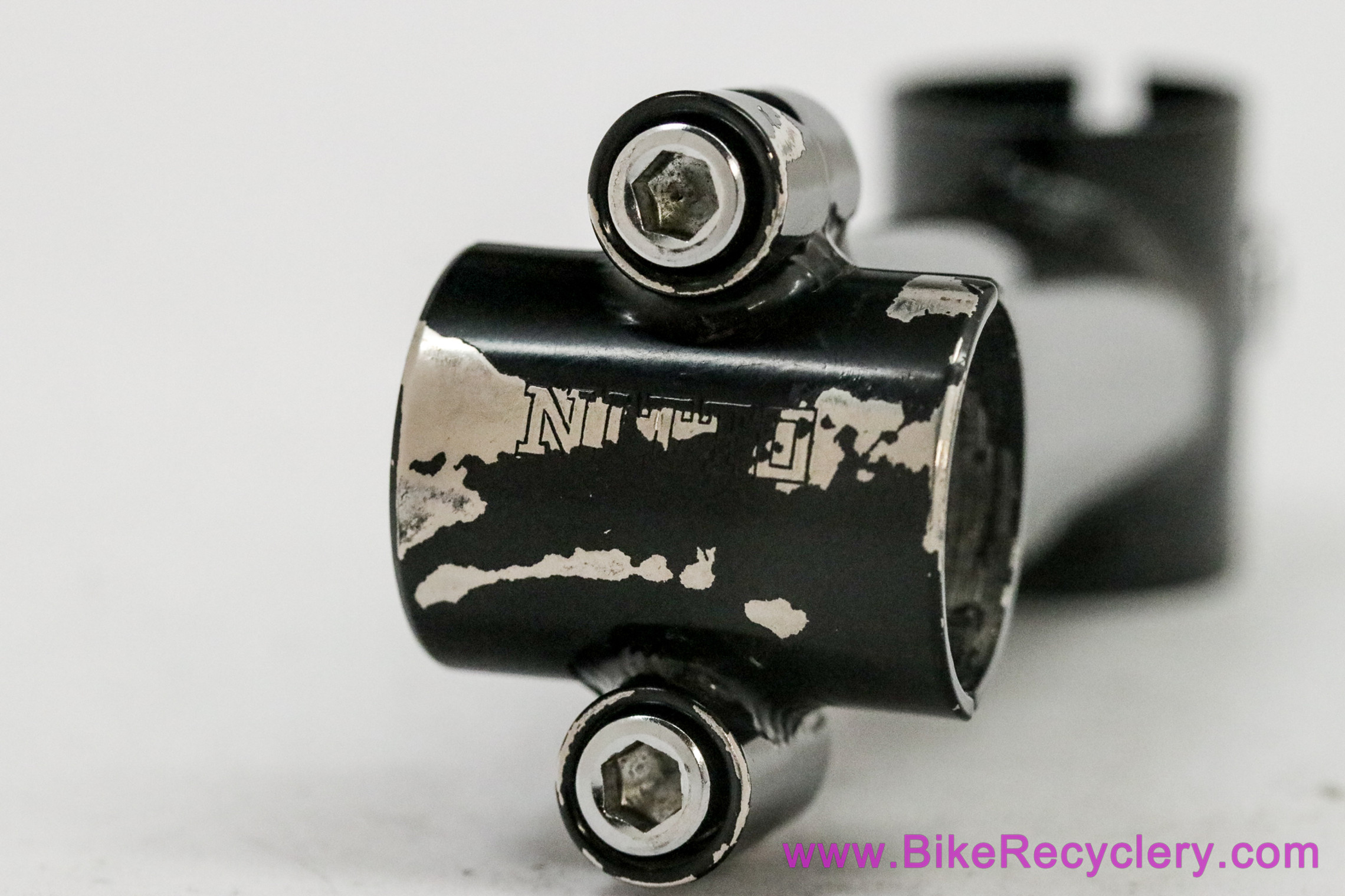NITTO クロモリステム UI-2 ブラック 25.4 L100 Nitto UI-2 Threadless Stem: 100mm x 25.4mm - Black Camo (New