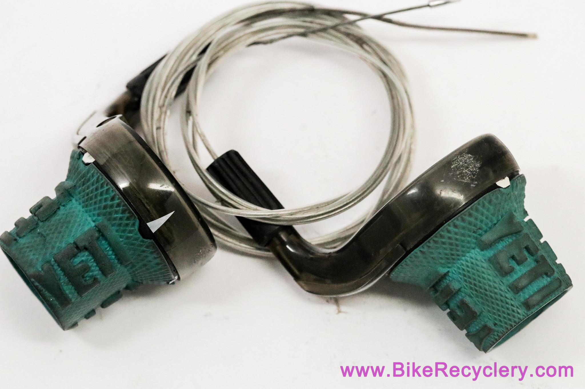 SRAM Grip Shift SRT 800X-11 X-Ray Twist Shifters: Turquoise ODI