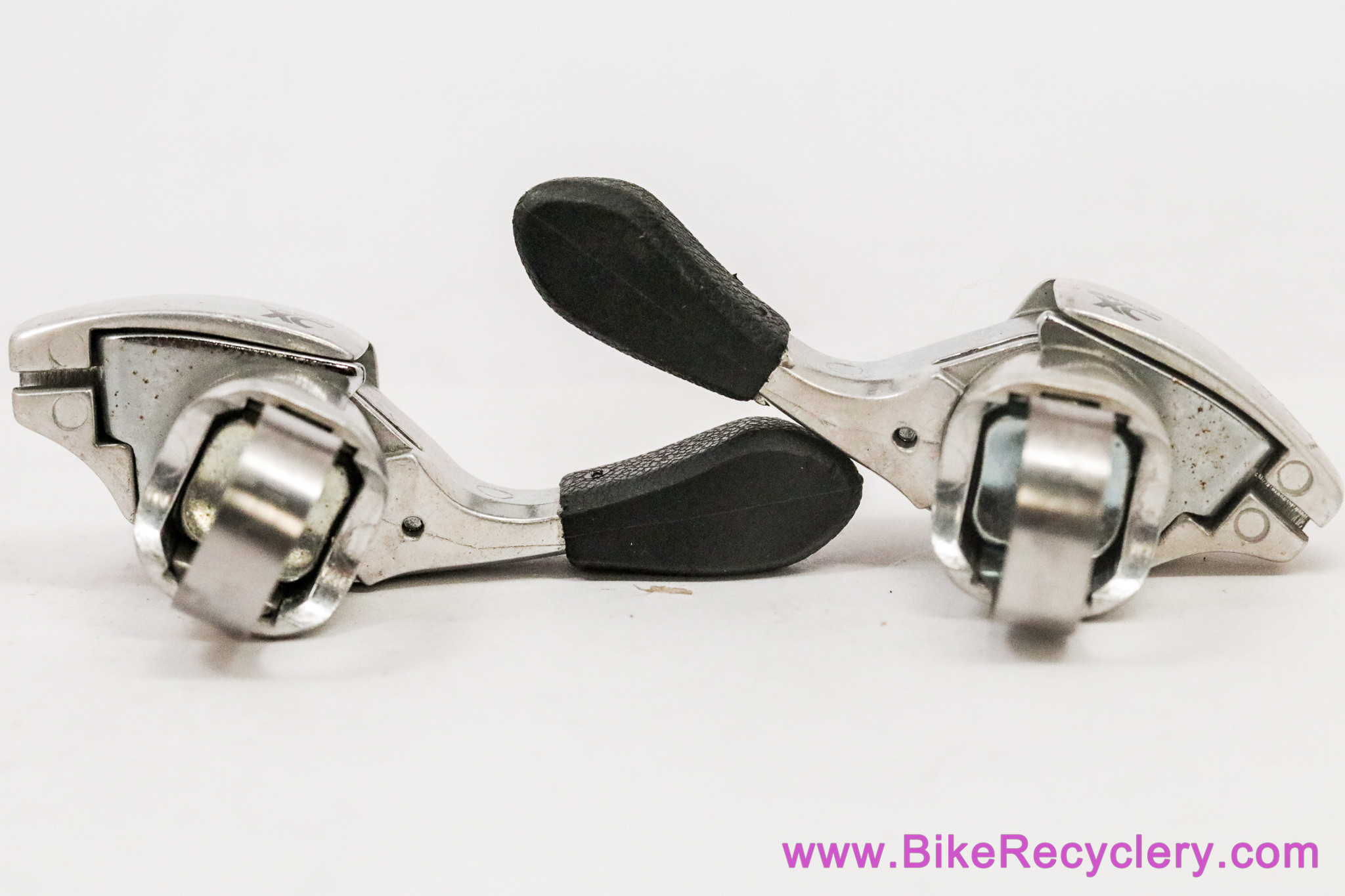 Suntour XC LD-3600 Thumb Shifters: Power Ratchet - Silver (Near