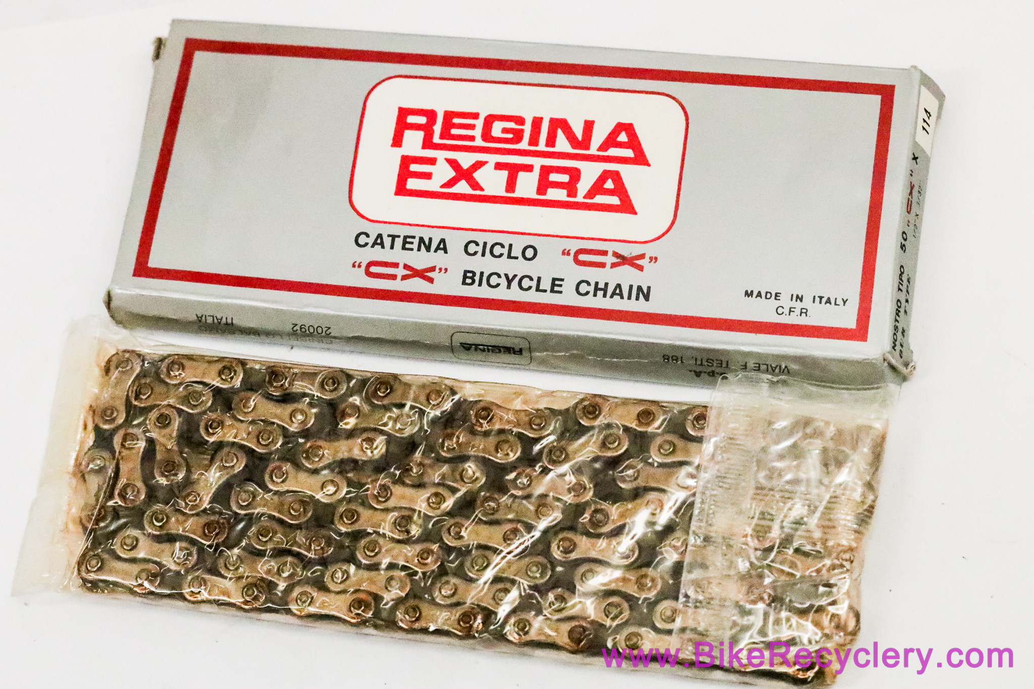 NIB/NOS Regina CX Chain: 3/32" - 114L - Bronze/Black (Factory Sealed Inner Bag)