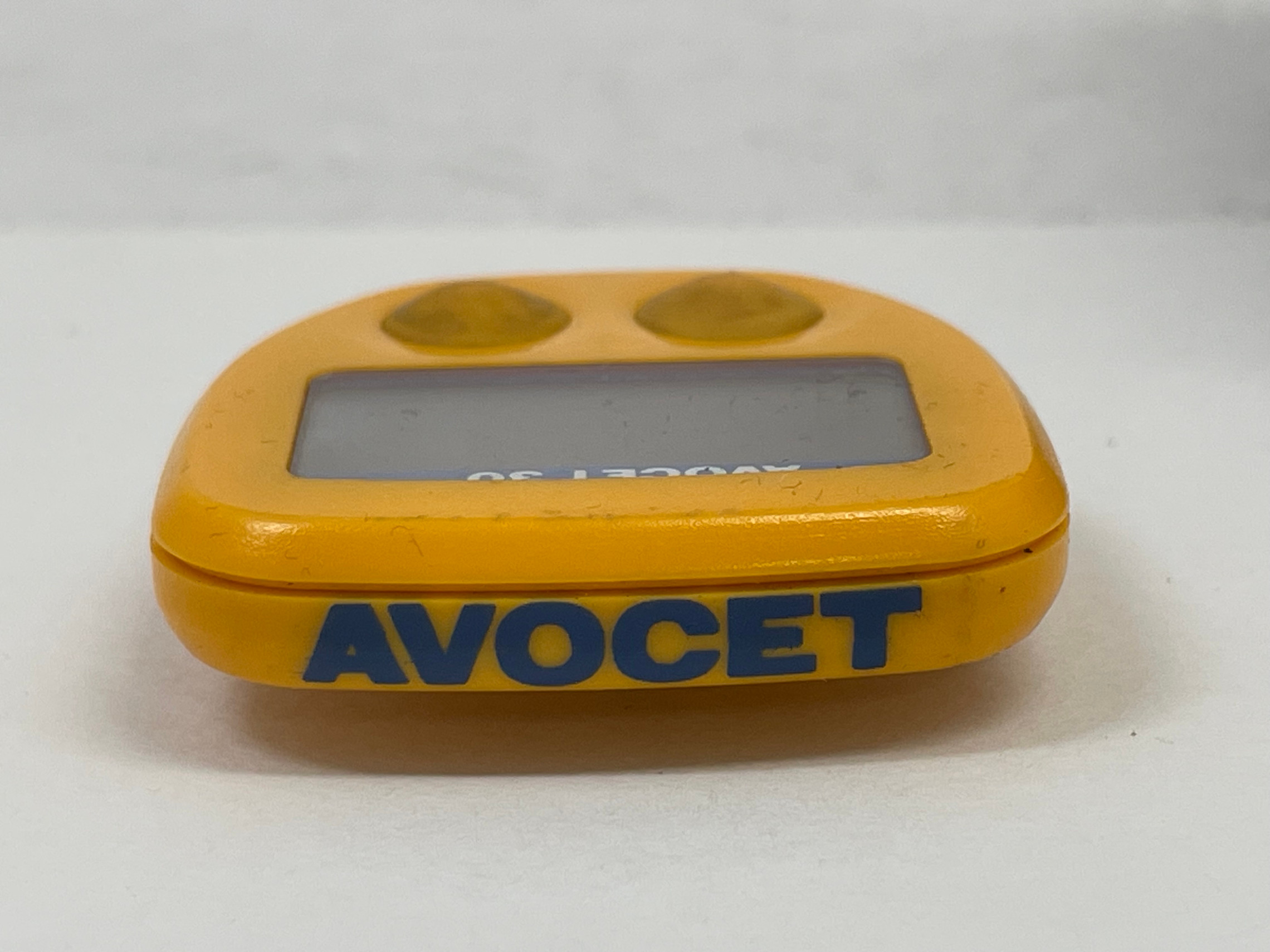 Avocet 30 / 31 Cyclometer: Yellow - Mount & Transmitter Ring - Vintage 1990s (Lightly Used)