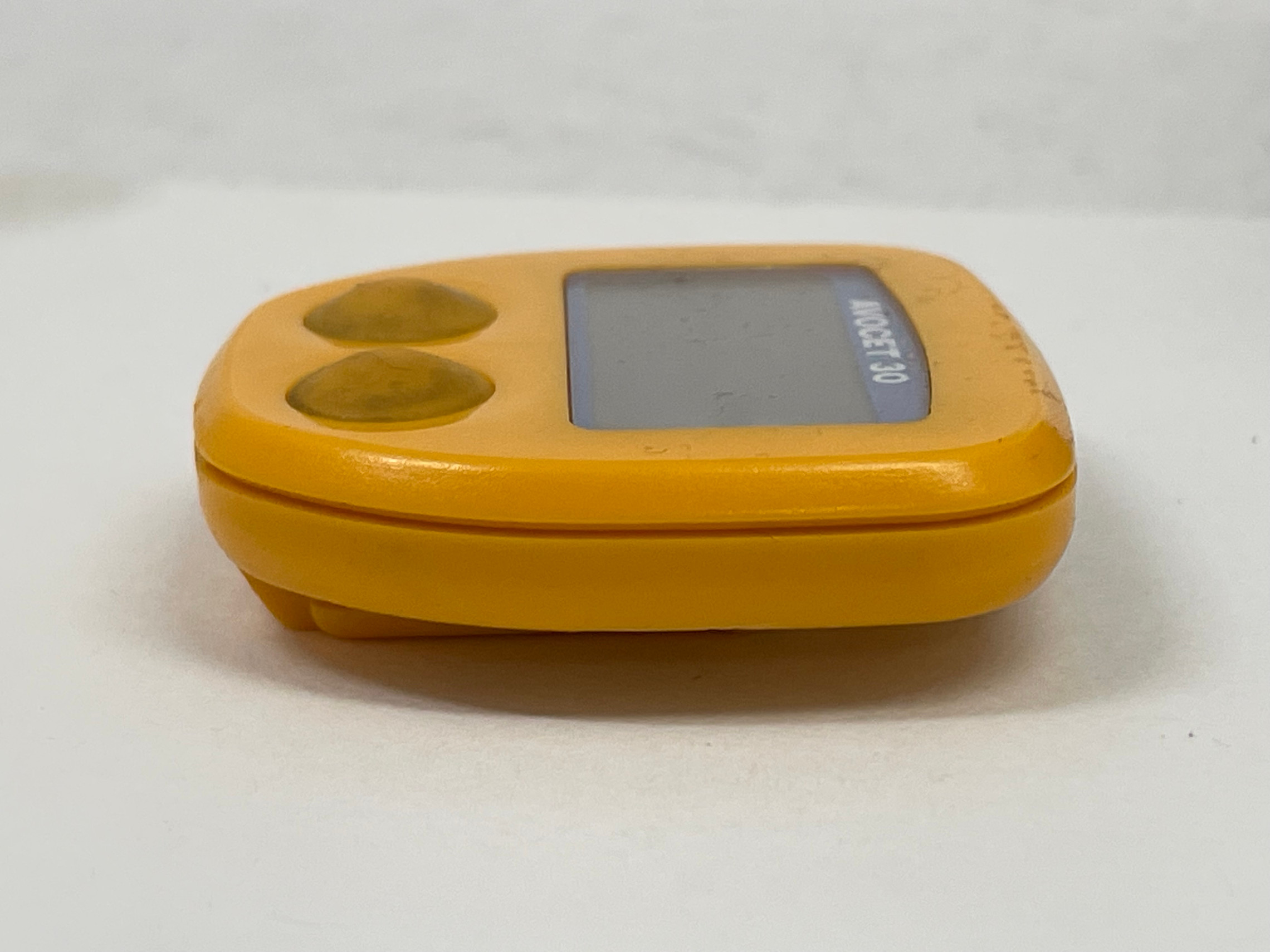 Avocet 30 / 31 Cyclometer: Yellow - Mount & Transmitter Ring - Vintage 1990s (Lightly Used)