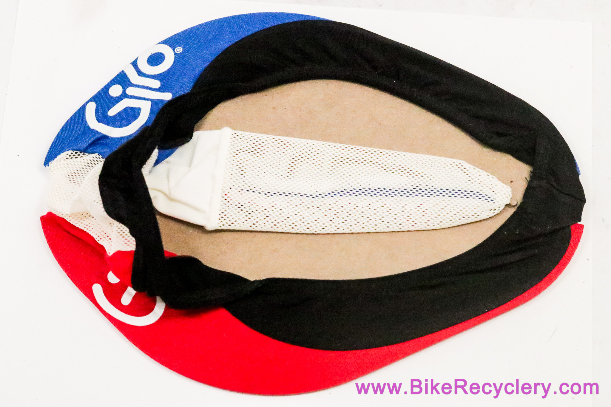 NIB/NOS Giro Procap Helmet Cover: Blue & Red - Vintage 1980's 1990's