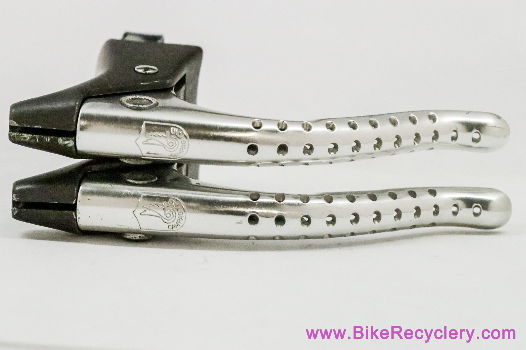 Leviers De Frein Campagnolo Super Record 2ème Génération (réf. 4062) - Aluminium Argenté - Pour Vélo De Route