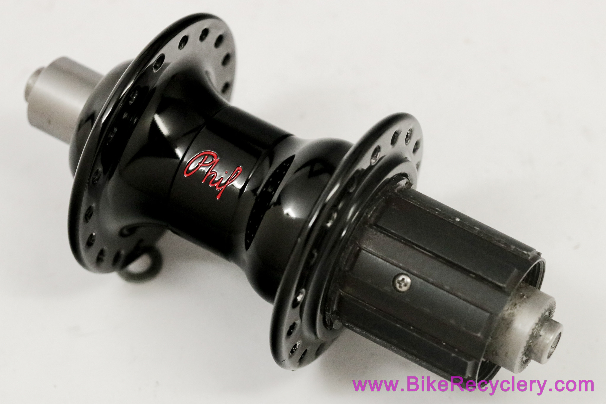 Phil Wood Rear Cassette Hub: 36H x 130mm - 8/9/10s Shimano Freehub - Black (Barely Used Near Mint++)