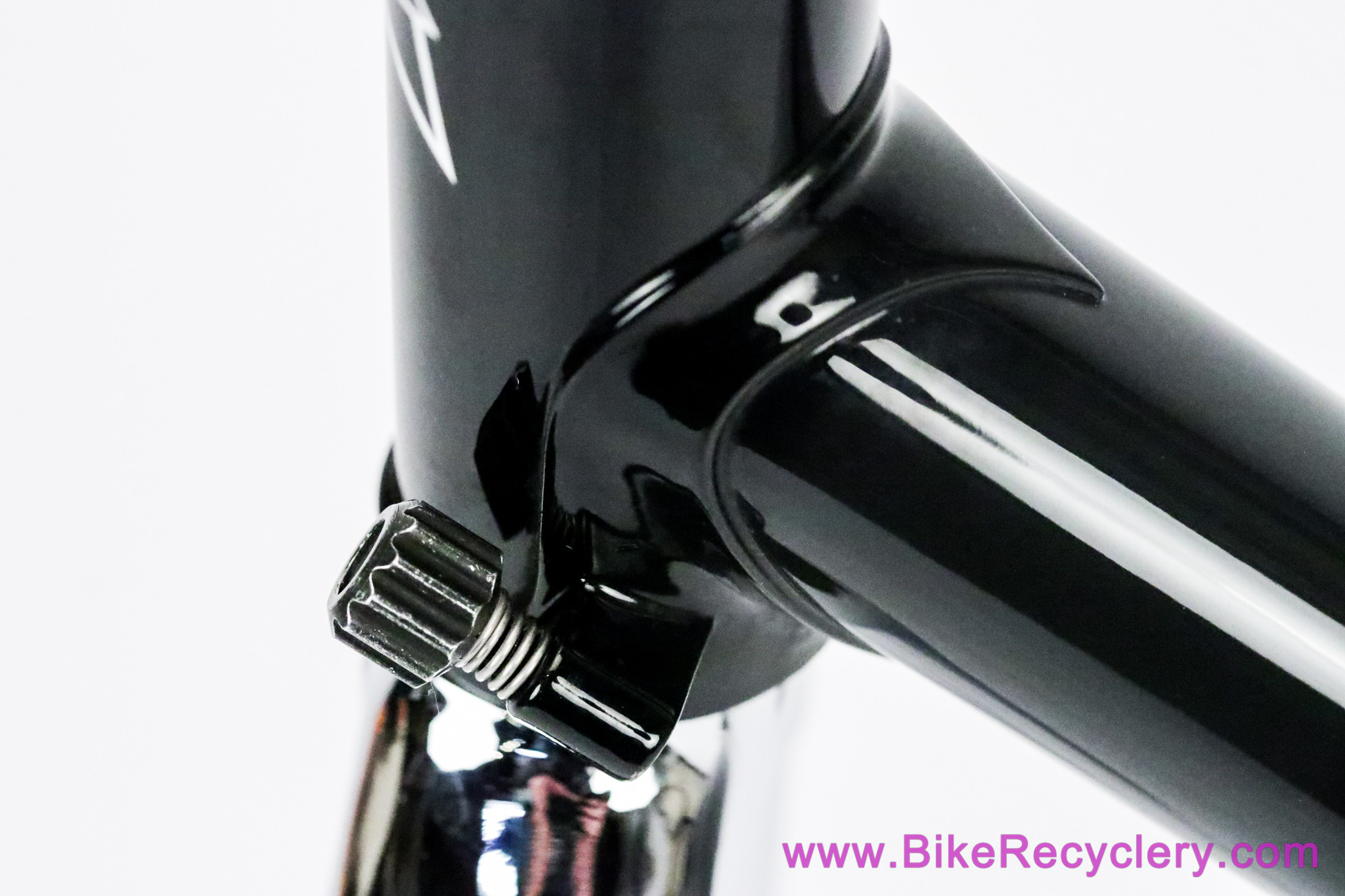 1999 Della Santa Corsa Speciale Frameset: 54cm x 55cm - 130mm Spacing - Deda Zero - Black + Chrome (Near Mint, Crown Race Issue)