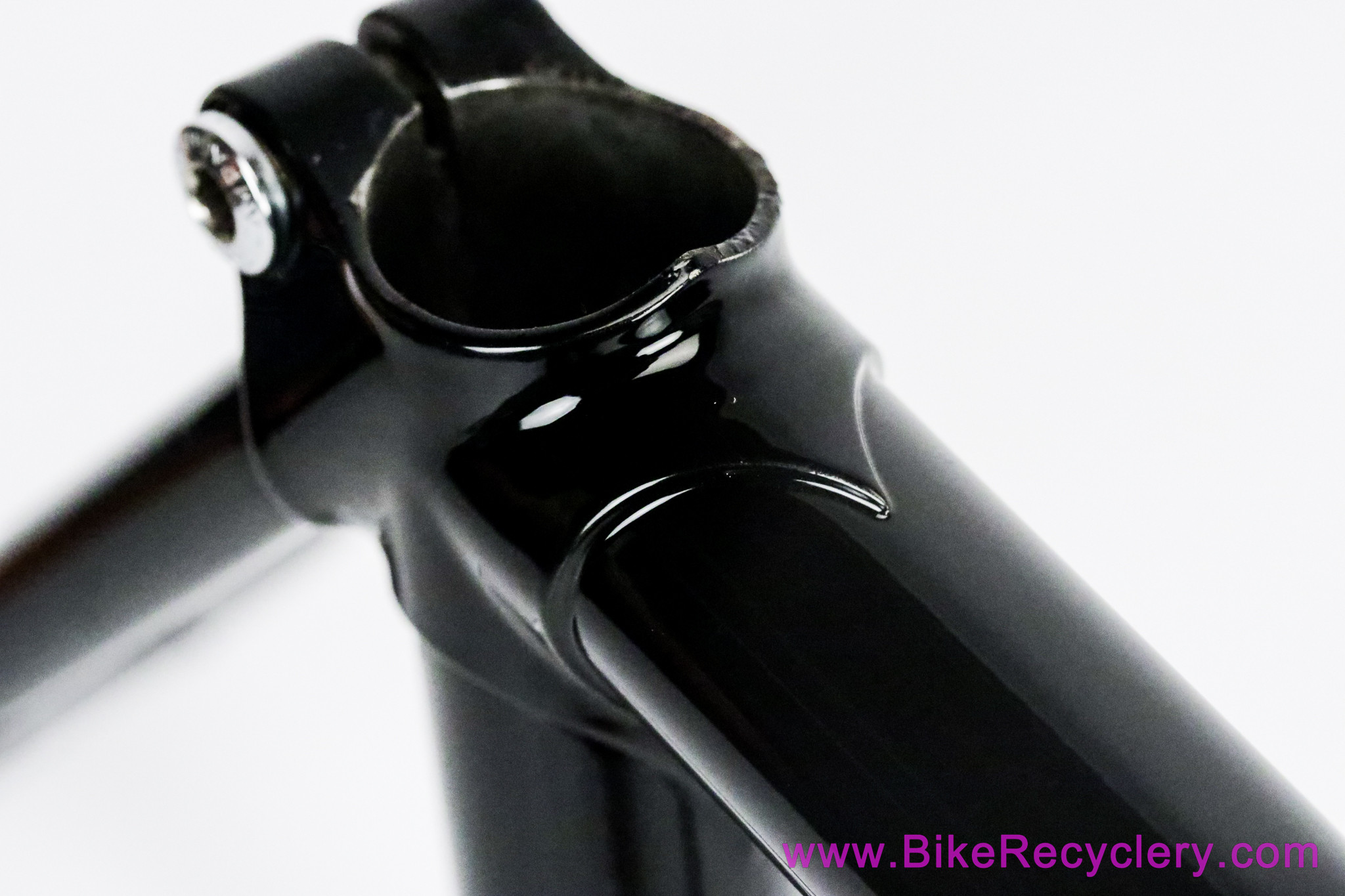 1999 Della Santa Corsa Speciale Frameset: 54cm x 55cm - 130mm Spacing - Deda Zero - Black + Chrome (Near Mint, Crown Race Issue)