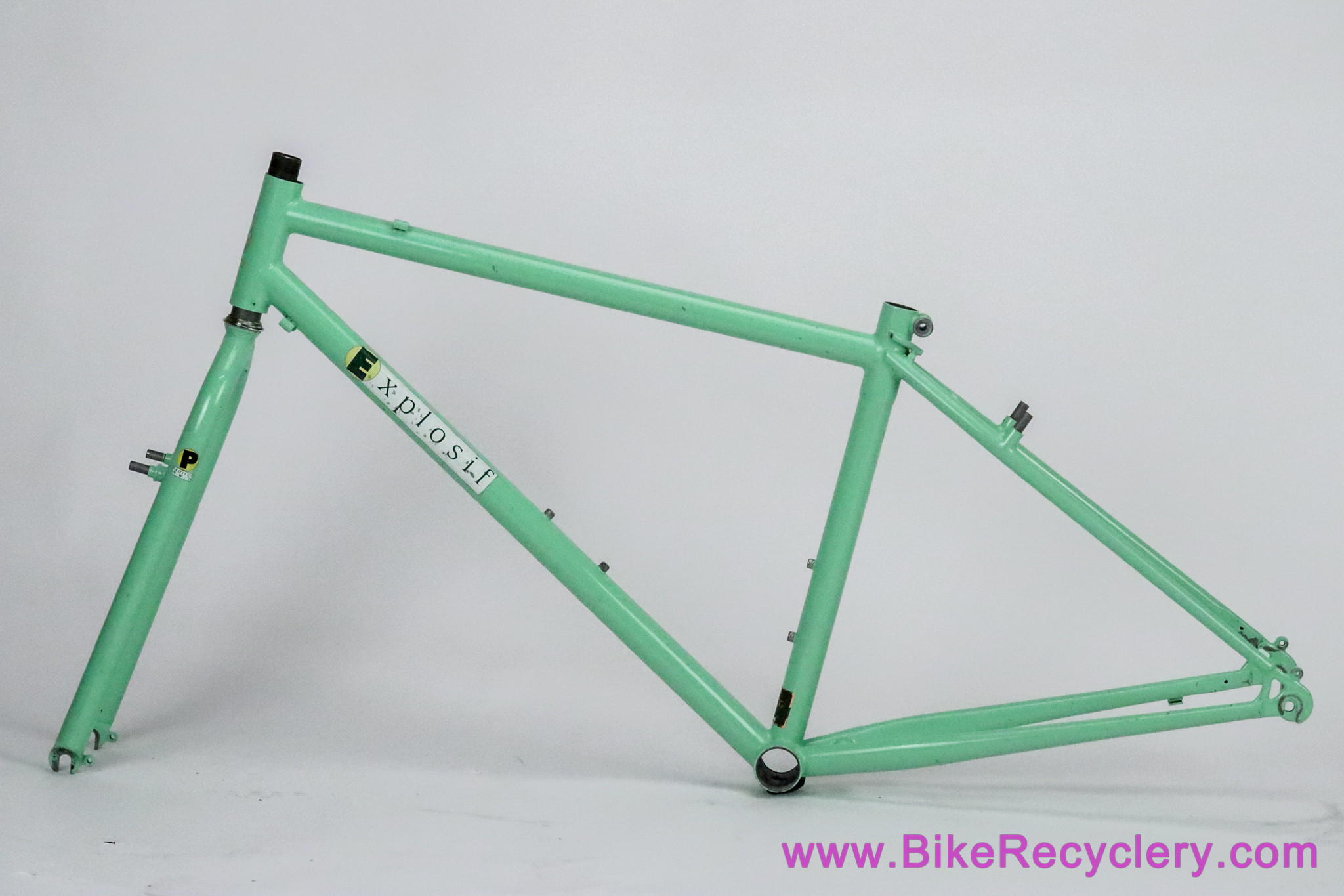 1989 Kona Explosif Frameset: Project Two Fork - 16" - Pistachio - U-Brake - Original Paint - Tange Prestige