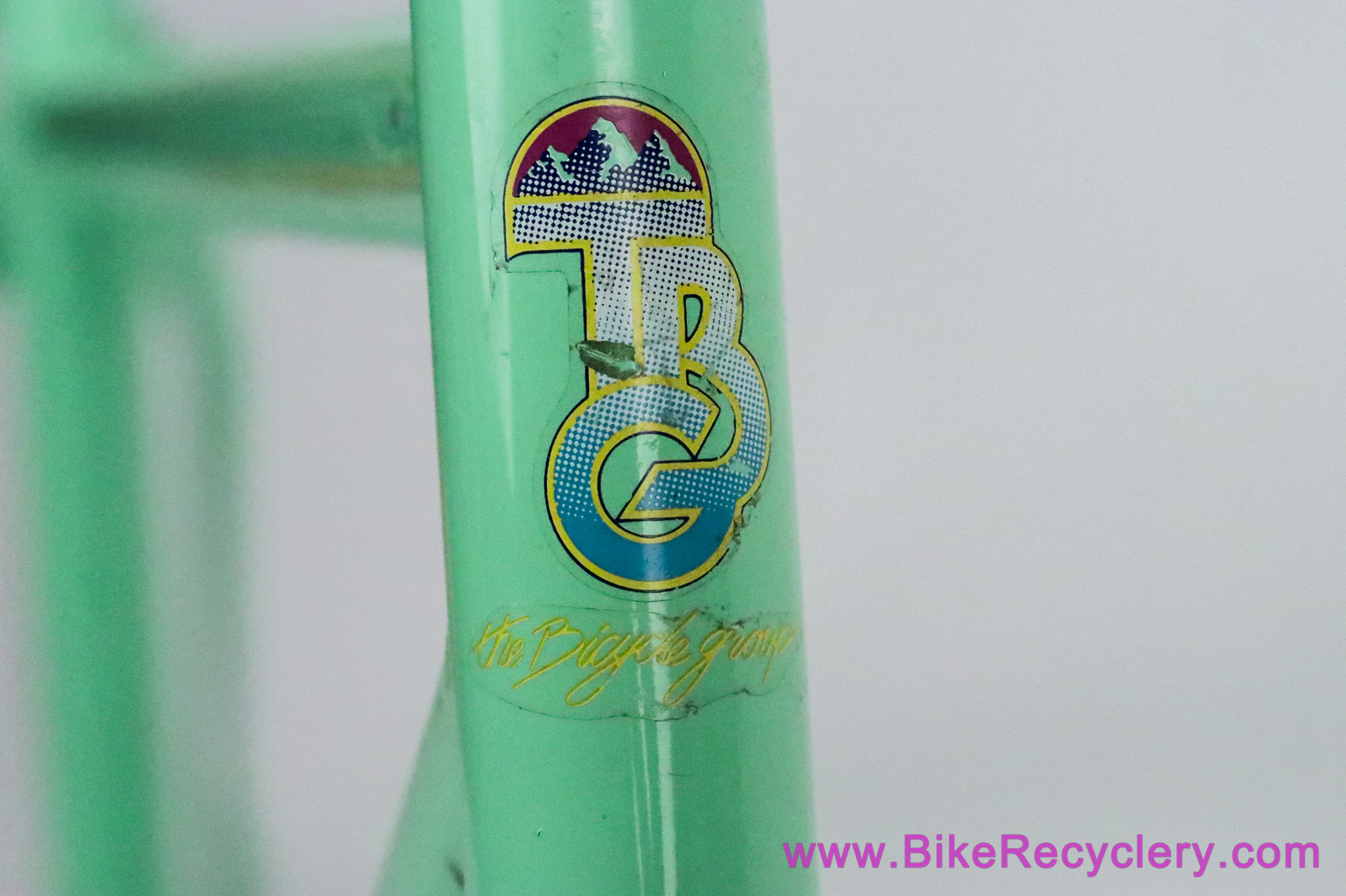 1989 Kona Explosif Frameset: Project Two Fork - 16" - Pistachio - U-Brake - Original Paint - Tange Prestige