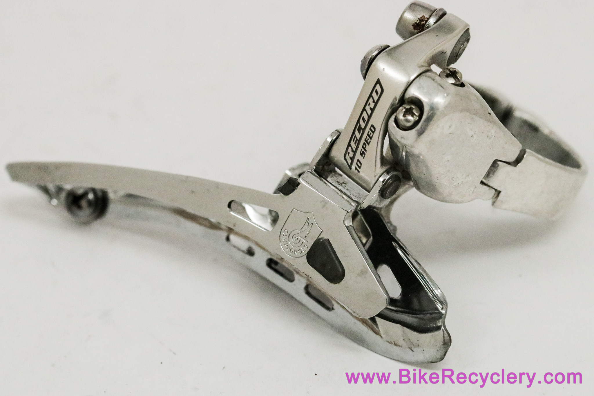 Campagnolo Record 10s Front Derailleur: 34.9mm - Silver / Alloy (EXC)