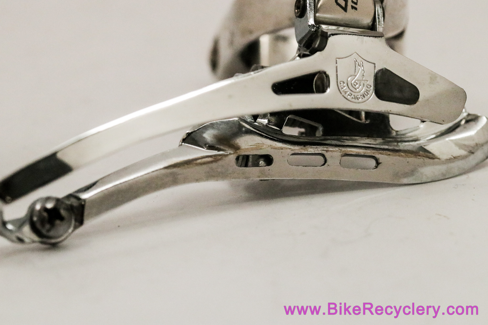 Campagnolo Record 10s Front Derailleur: 34.9mm - Silver / Alloy (EXC)
