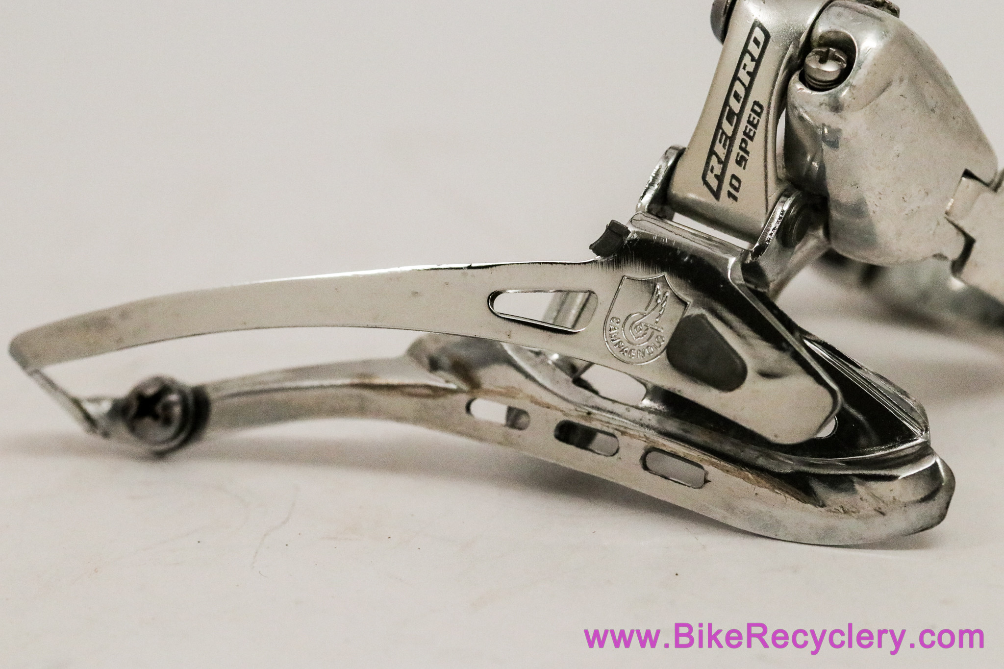 Campagnolo Record 10s Front Derailleur: 34.9mm - Silver / Alloy (EXC)