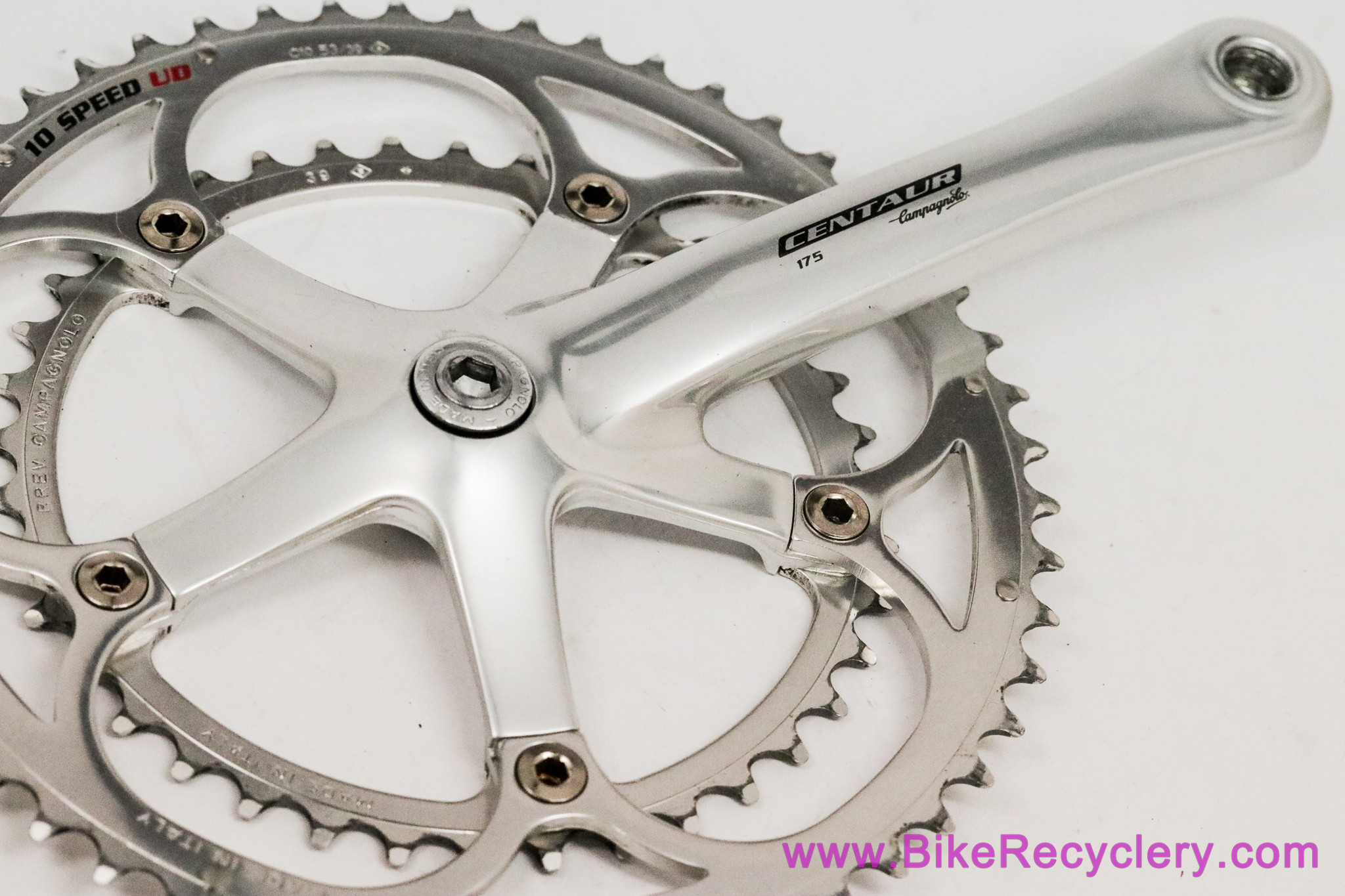 Campagnolo Centaur 10 Speed Crankset: Square Taper - 175mm x 53