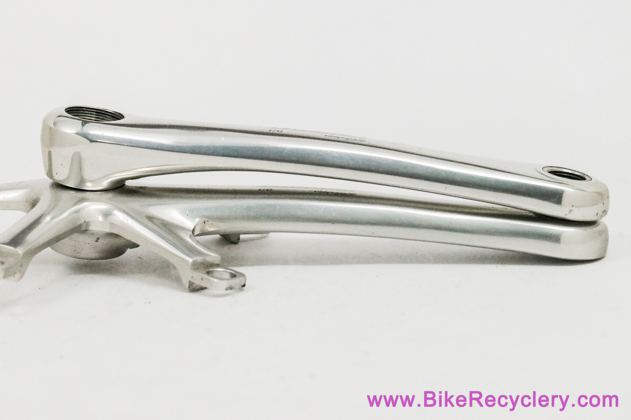 Campagnolo Chorus 10 Speed Crank Arms: Square Taper - 170mm - Silver/Alloy (Near Mint+)