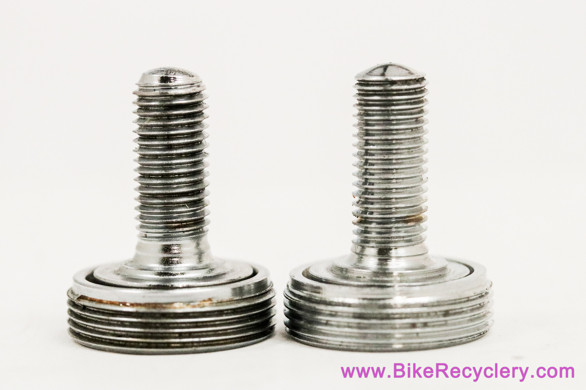 Campagnolo C-Record Self Extracting Crank Bolts: Chrome (EXC, Pair)