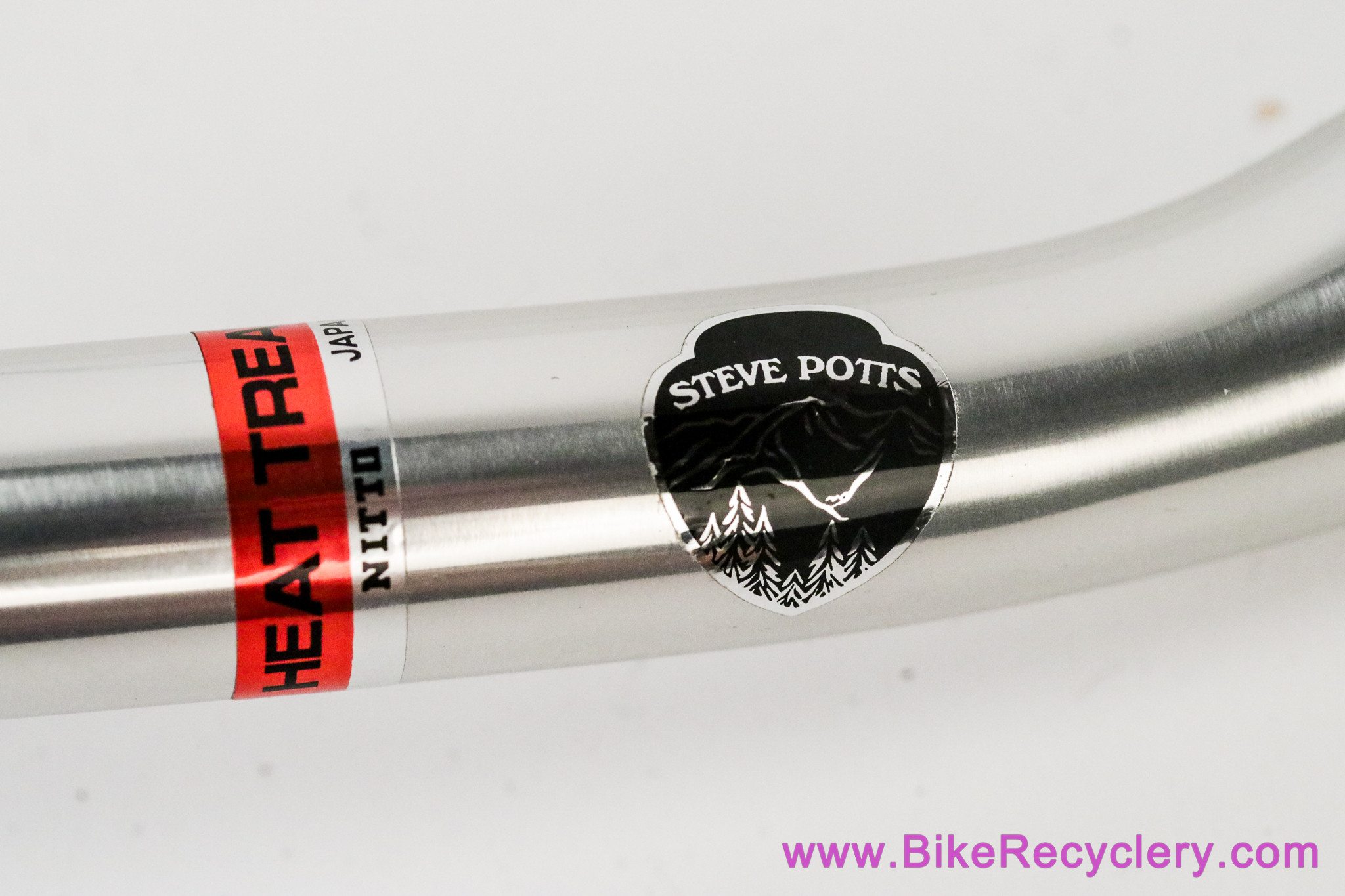 Steve Potts Cycles Camper Riser Bar B831: Silver - 740mm x