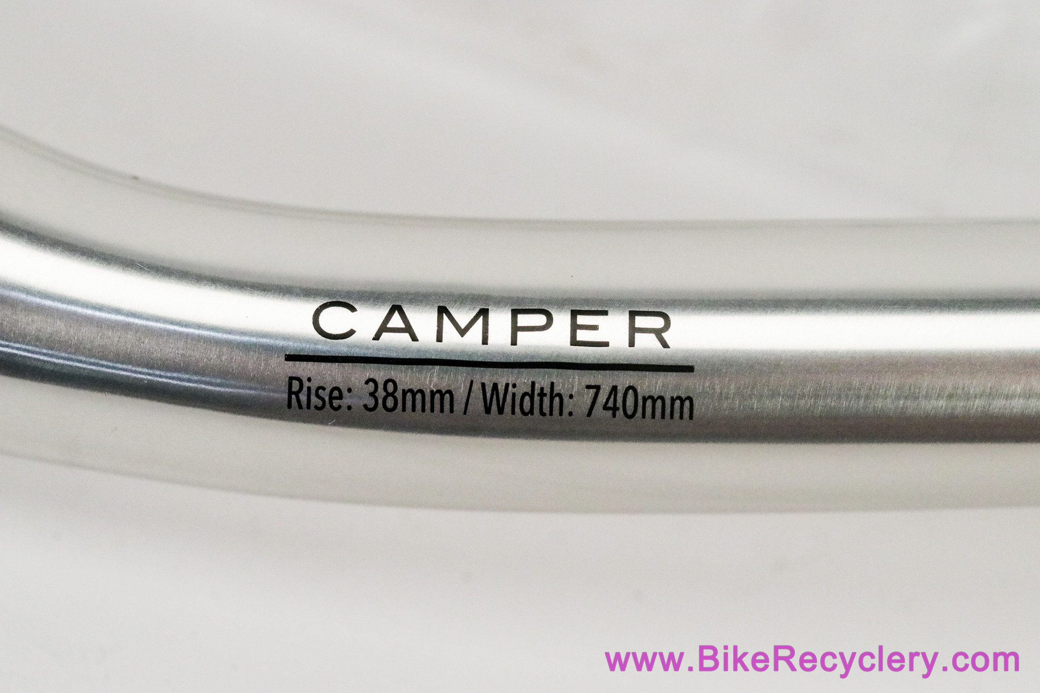 Steve Potts Cycles Camper Riser Bar B831: Silver - 740mm x