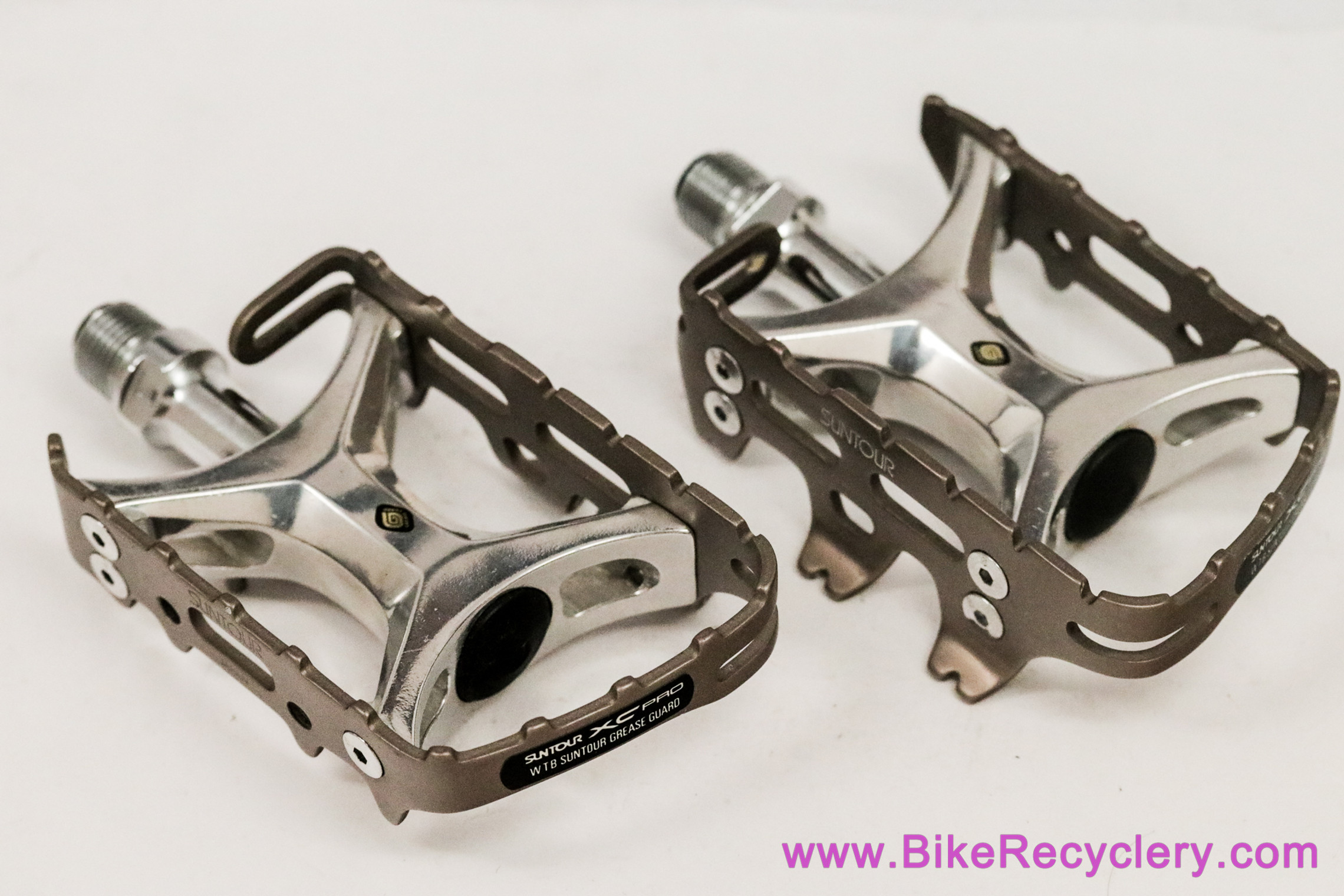 NOS Suntour XC Pro Pedals: WTB Grease Guard - PL-XP01 - Champagne