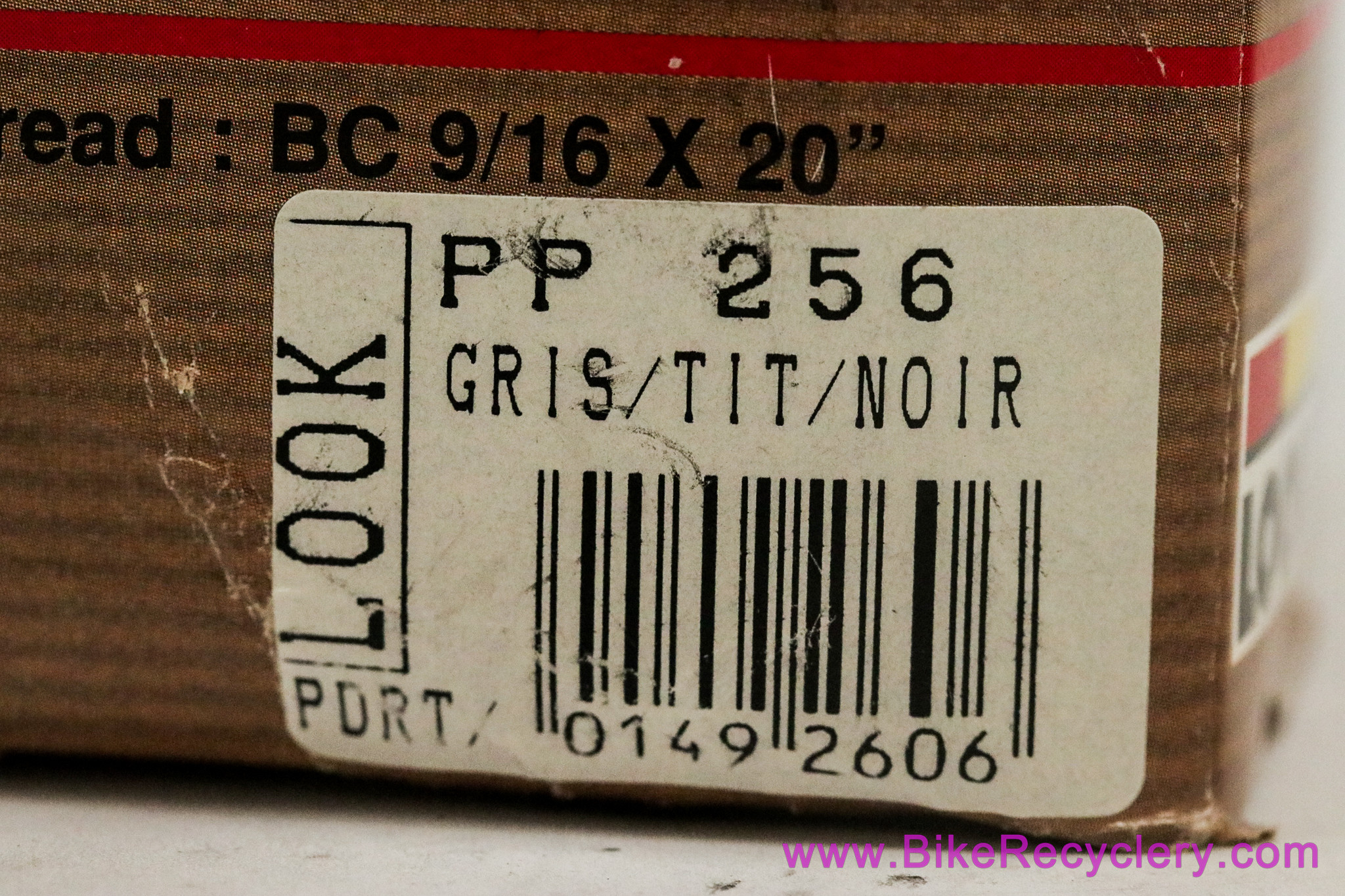 NIB/NOS Look Carbon PP256 Carbon Delta Clipless Pedals: Grey - Cleats