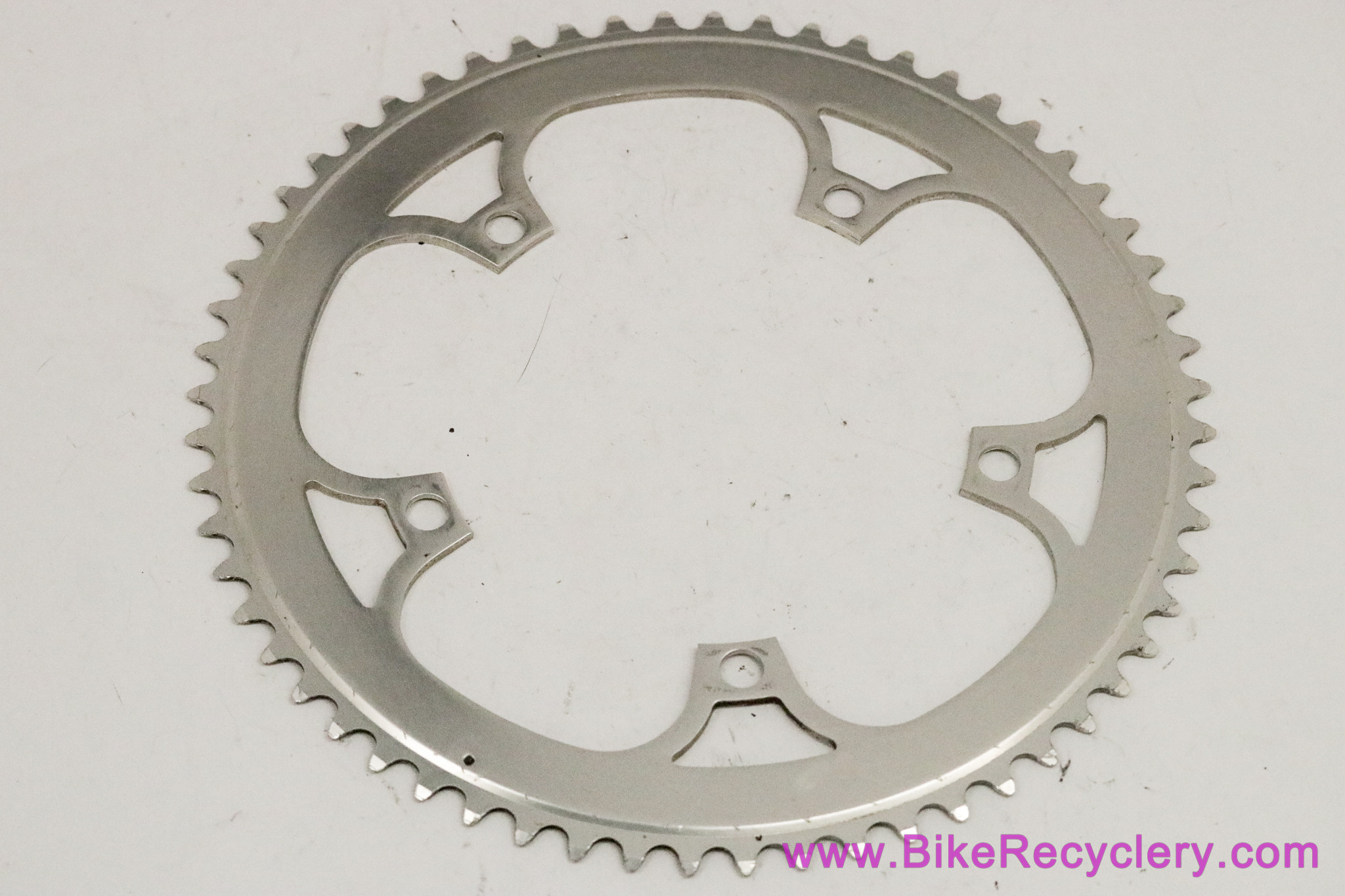Stronglight Tevano 60t x 144mm TT Chainring: Time Trial - Silver (Near Mint+)