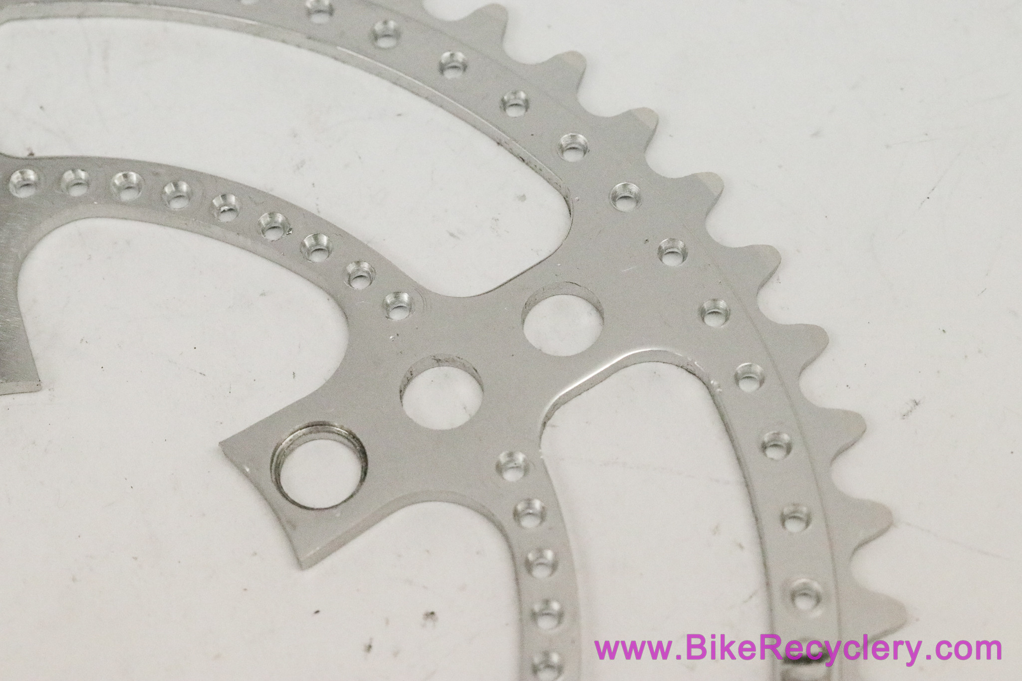 Stronglight 99 Bis Chainring: 52t x 86mm BCD - Drillium (NOS Take Off)