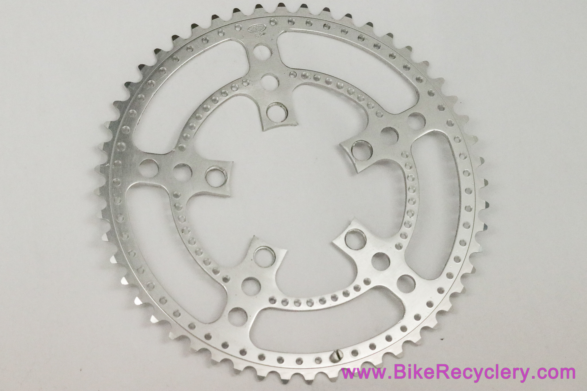 Stronglight 99 Bis Chainring: 52t x 86mm BCD - Drillium (NOS Take Off)