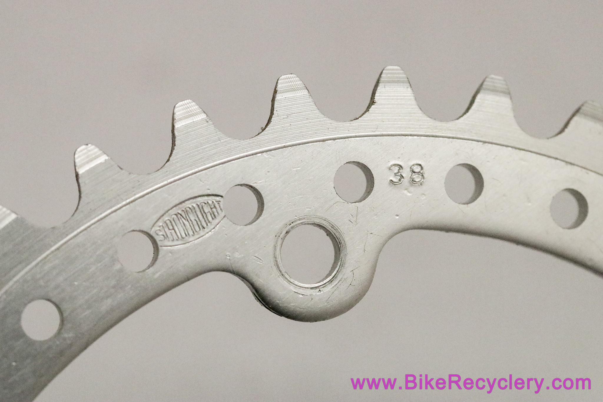 Stronglight TS Touring Sport Chainring: 38t 3 Bolt - Drillium / Lightened (Near Mint+)