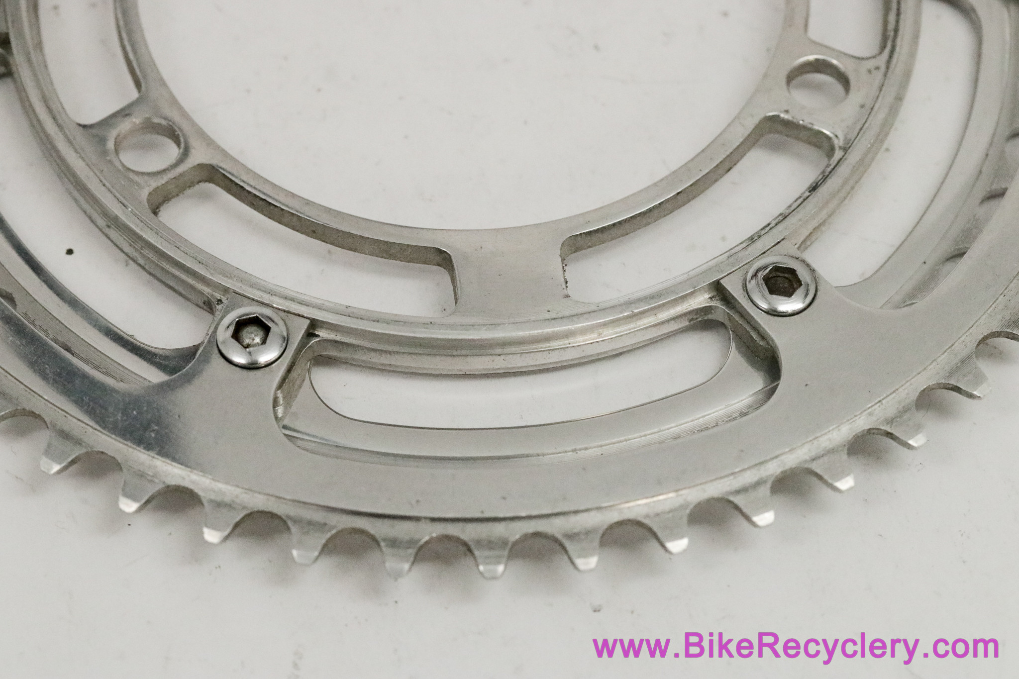 TA Pro 3 Attaches Ref 2173 Double Chainring Set: 173 Professional Adapter + 52t / 45t  (Near MINT Low Miles)