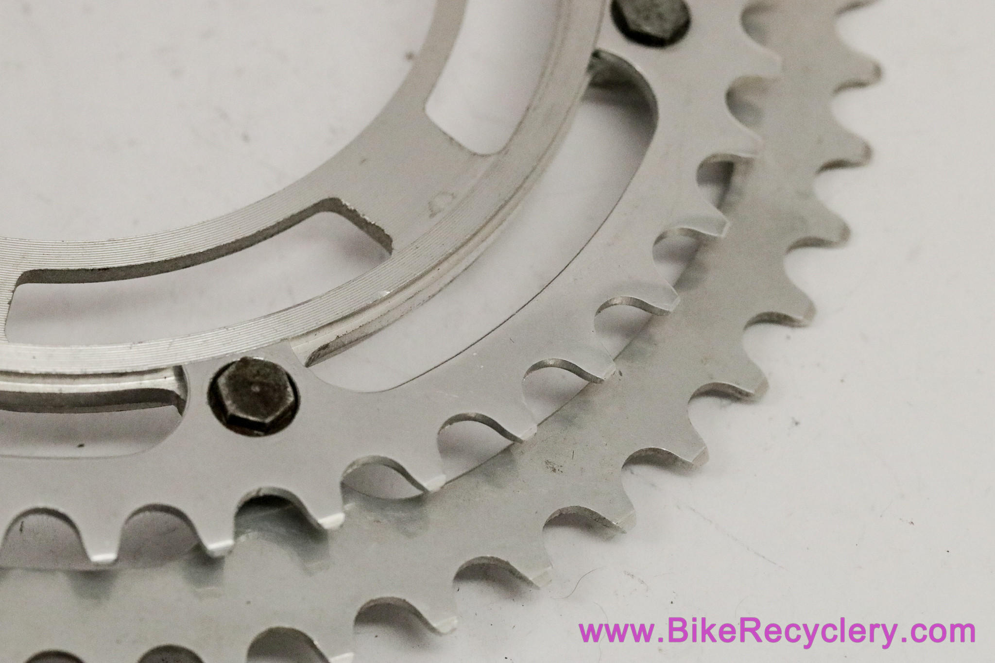 TA Pro 3 Attaches Ref 2173 Double Chainring Set: 173 Professional Adapter + 52t / 45t  (Near MINT Low Miles)
