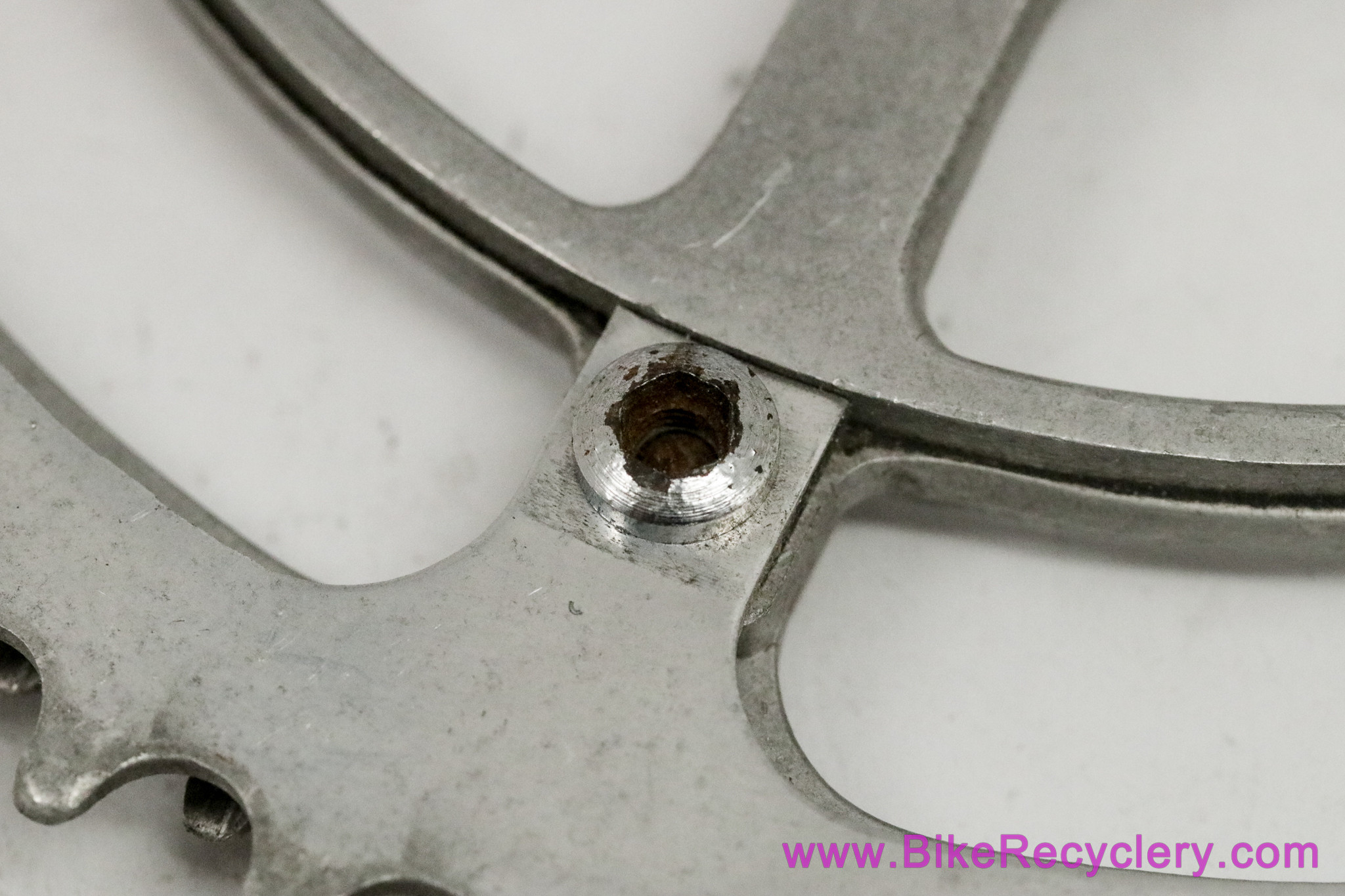 Early TA Pro 5 Vis Ref 2175 Double Chainring Set: 175 Professional Adapter + 52t / 49t - 1940's 1950's (EXC)