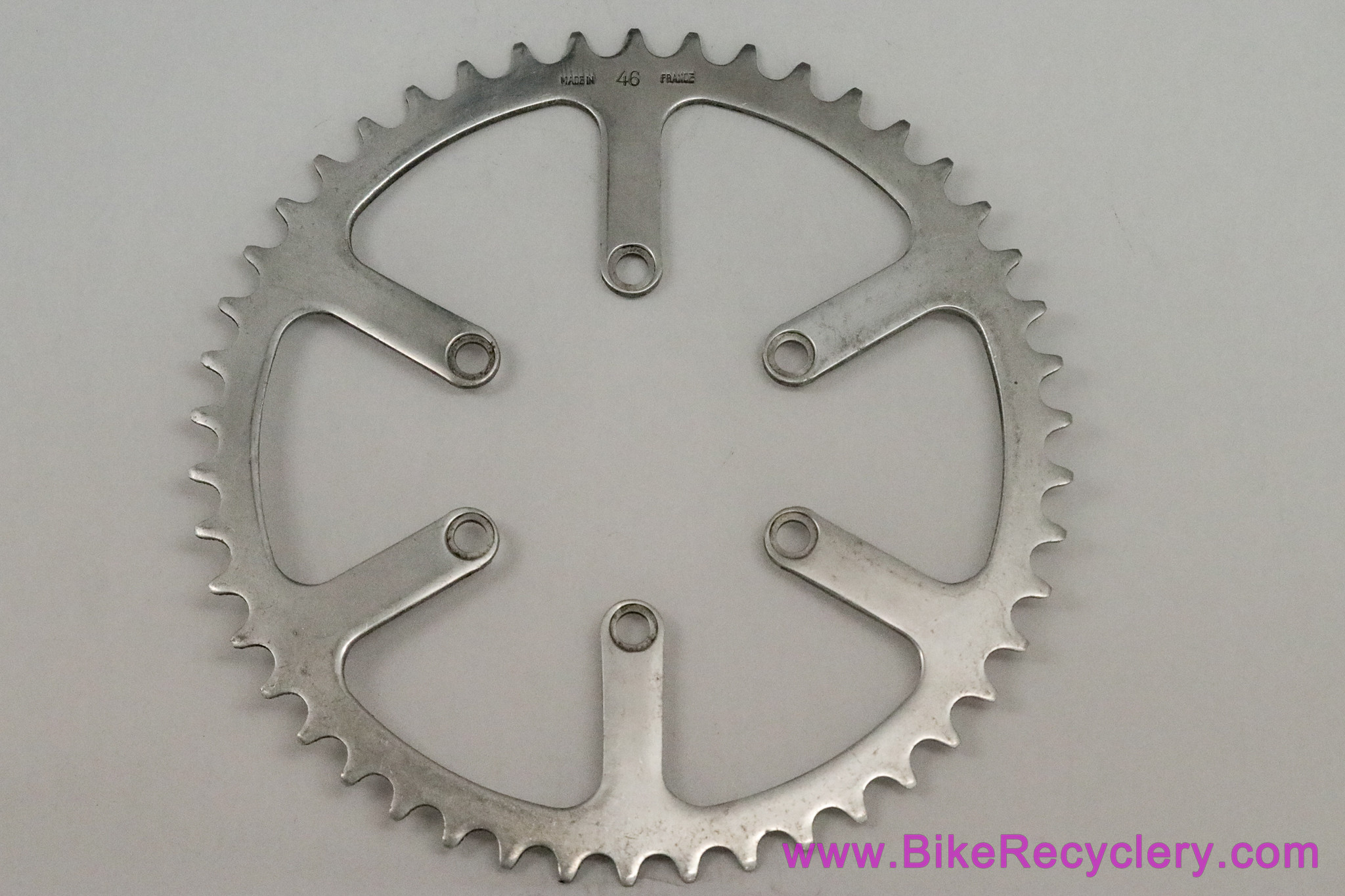 TA Pro 5 Vis Cyclotouriste Inner/Middle Chainring: 46t - REF 2082 (Near Mint Low Miles)