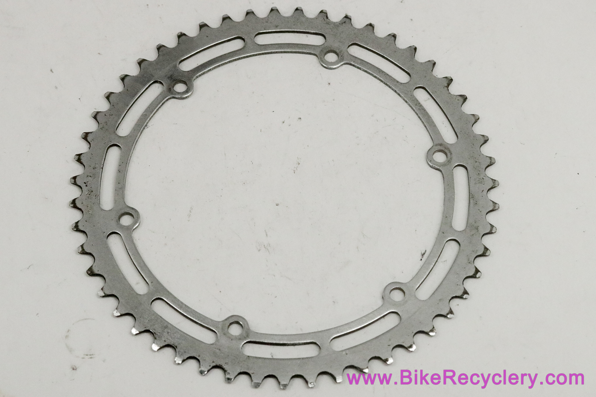 Simplex Competition Chainring: 51t - 6-Bolt - 1940's 1950's - Chrome (EXC)