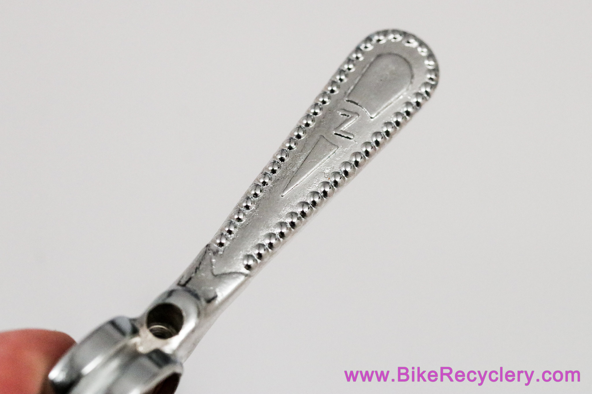 NOS Zeus Downtube Shifter Lever Blade: Left/Front Side - Polished (Sold Individually)