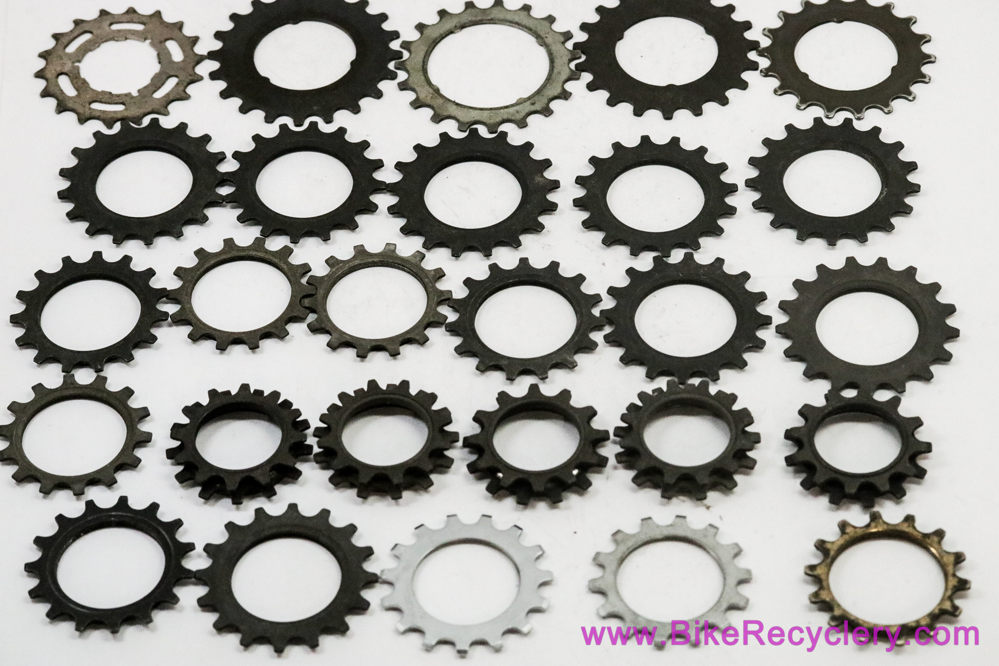 Zeus Criterium + Maillard Steel Cog LOT: 32pc - 1st/2nd Position & Larger Cogs - 12t up to 12t (NOS & Used)