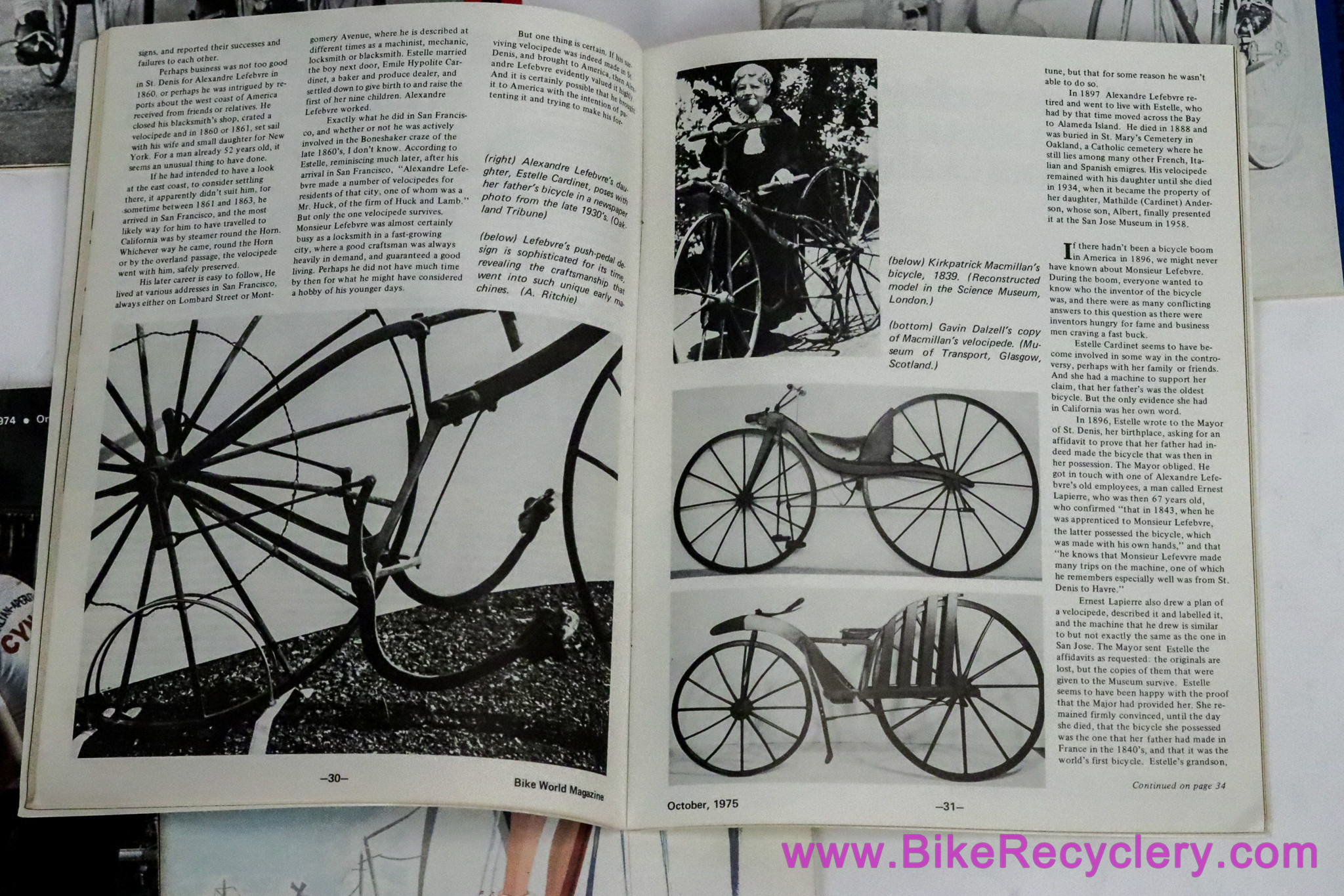 Bike World Magazine Lot: 11 Issues - Vintage 1970's (1972, 1973, 1974, 1975, 1976)