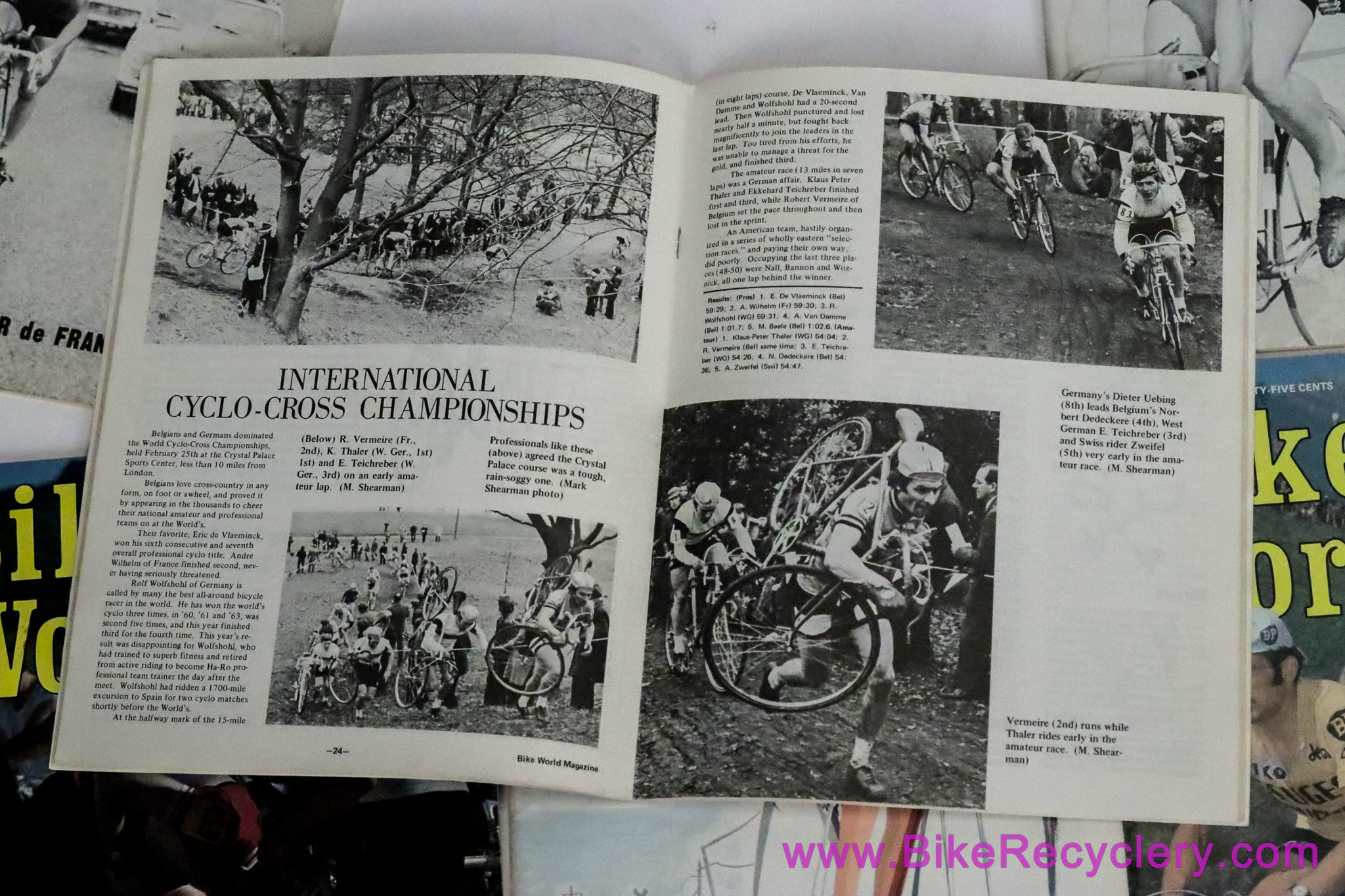 Bike World Magazine Lot: 11 Issues - Vintage 1970's (1972, 1973, 1974, 1975, 1976)