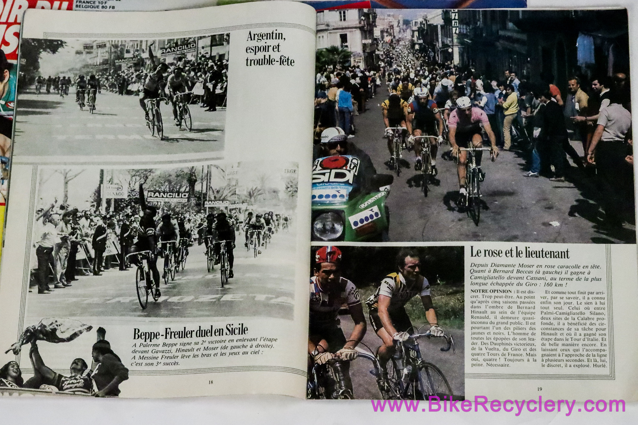 Mirour Du Cyclisme Magazine LOT: 6pc - 1981-1984 - Hinault / Saronni / Battaglin / Fignon