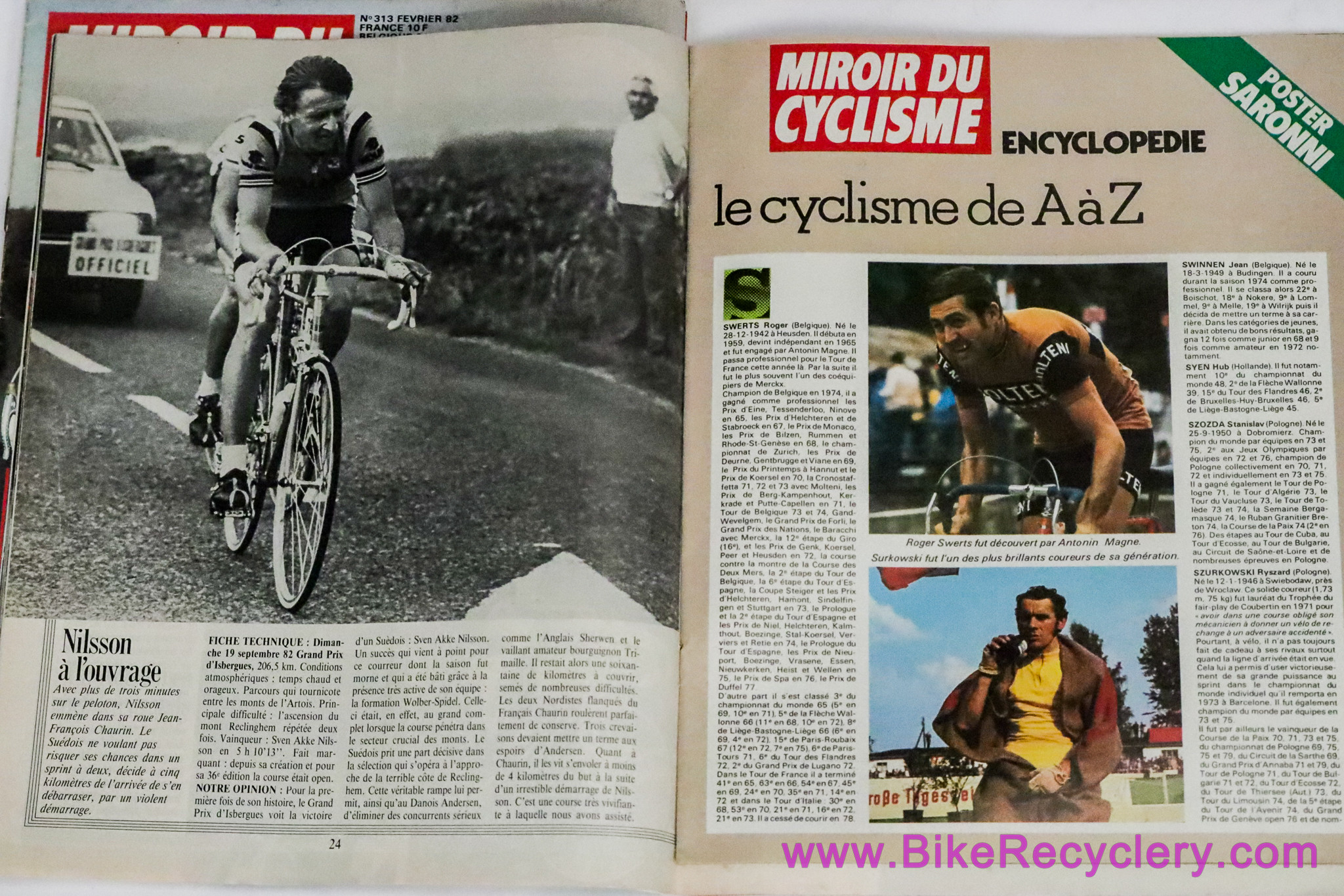 Mirour Du Cyclisme Magazine LOT: 6pc - 1981-1984 - Hinault / Saronni / Battaglin / Fignon