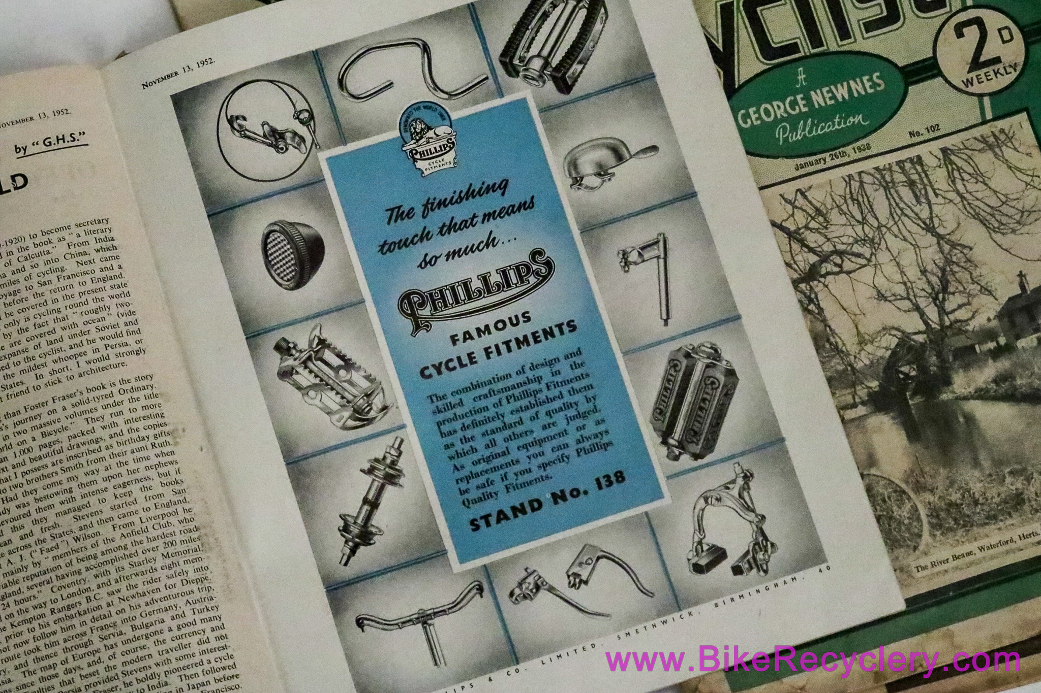 Vintage British Cycling Journal LOT: Pre-War 1930s / 1950s / 1960s - The Cyclist/Bicycle - Cycling & Mopeds