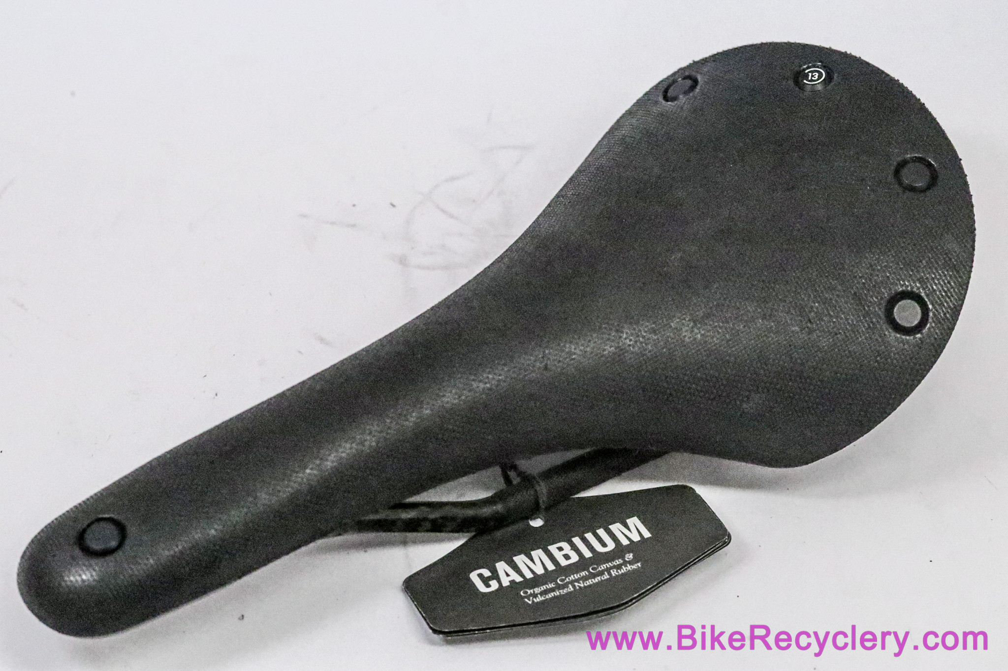 Brooks Cambium C13 Saddle: 132mm - Braided Carbon Rails - Black - 259g ...
